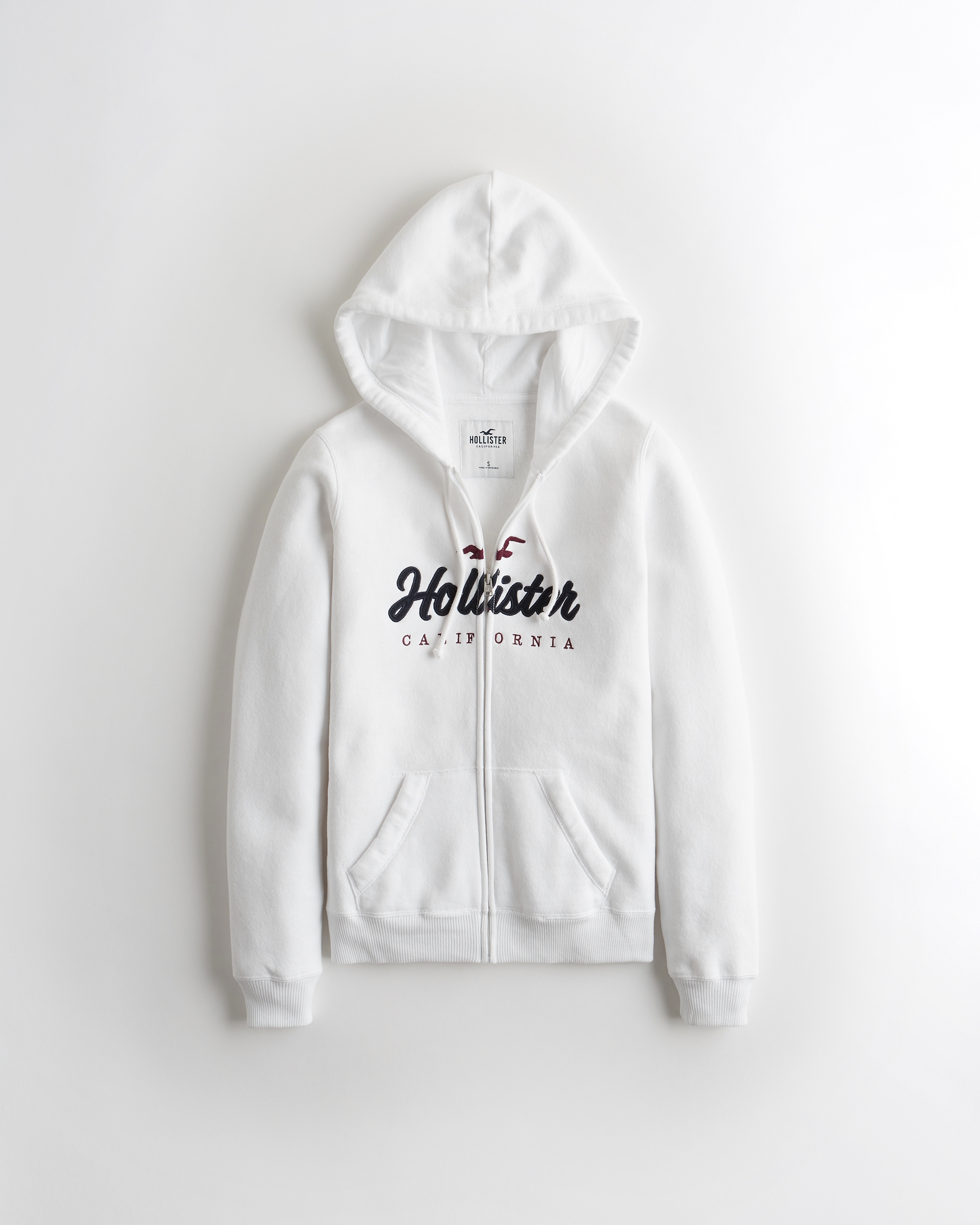 hollister zip up hoodie