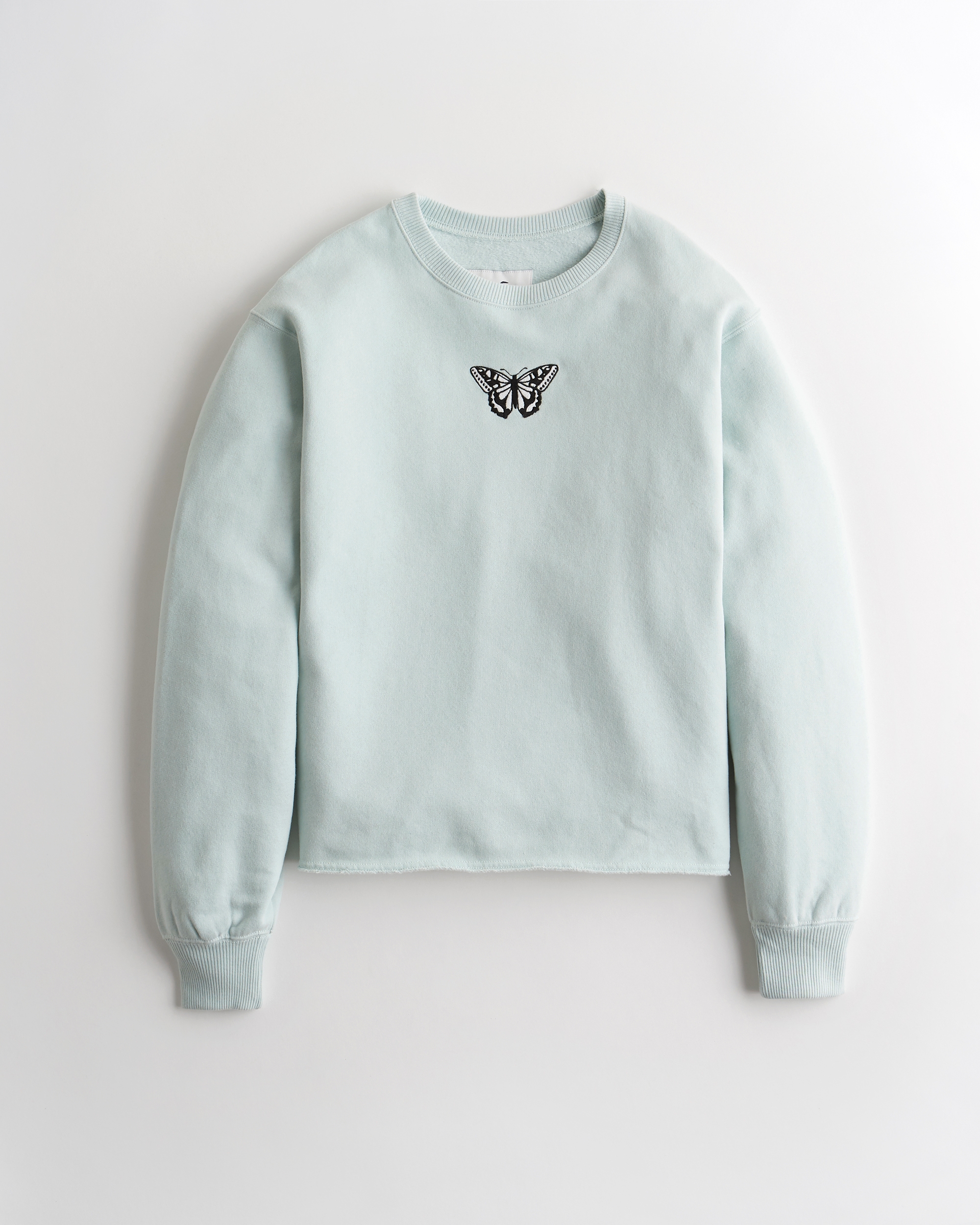 cut off crewneck sweatshirt hollister