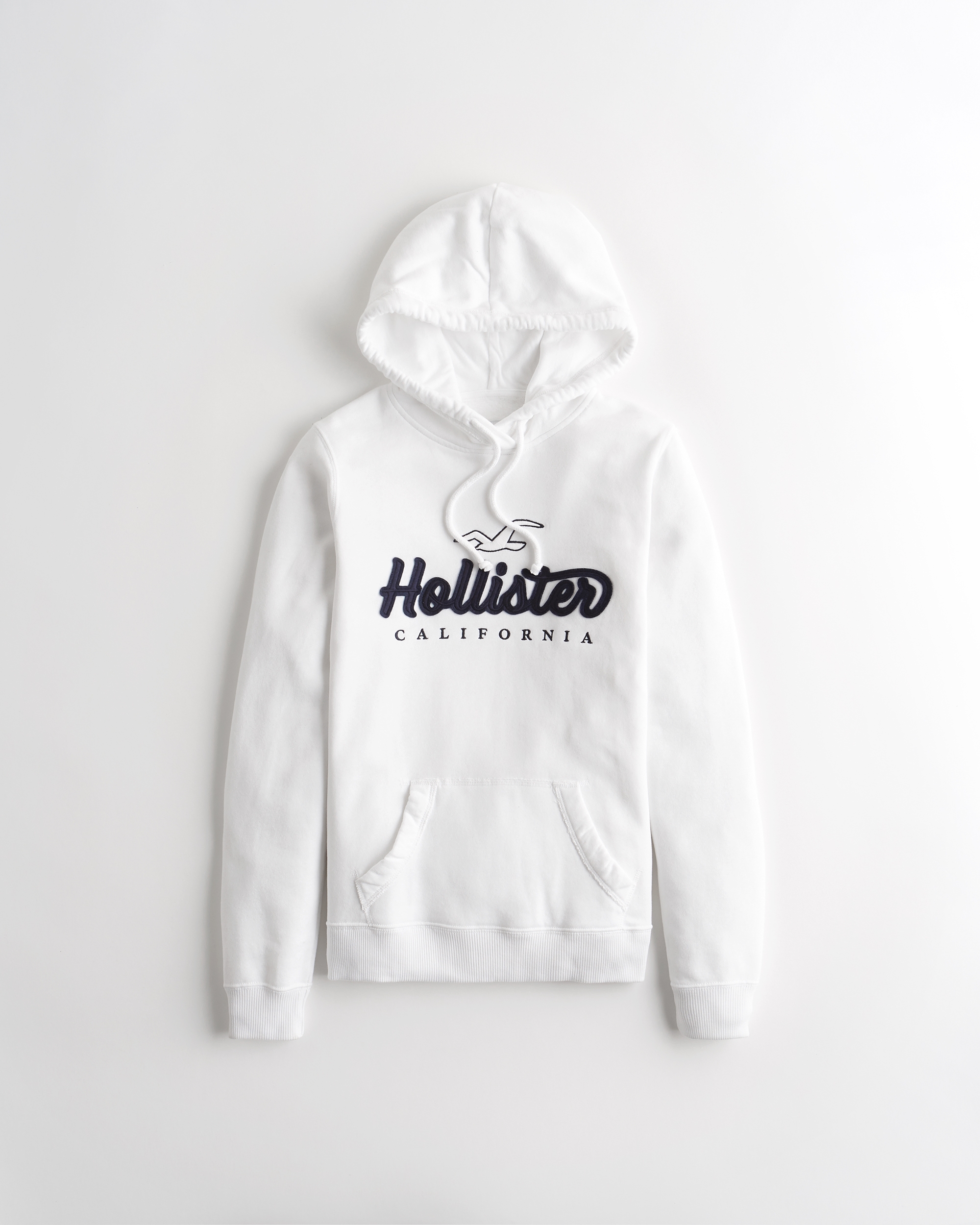 grey and white hollister hoodie