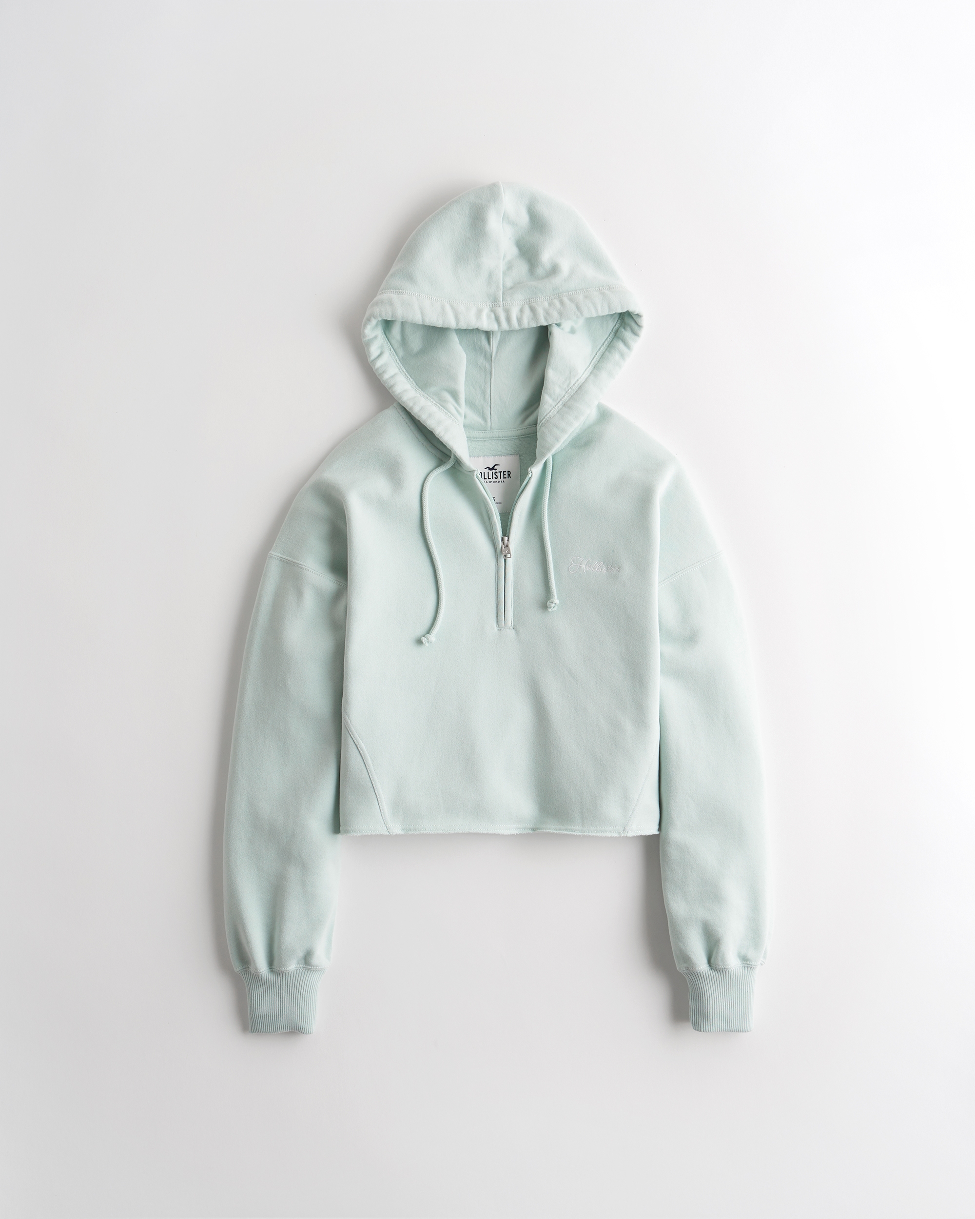 zip hoodie cropped