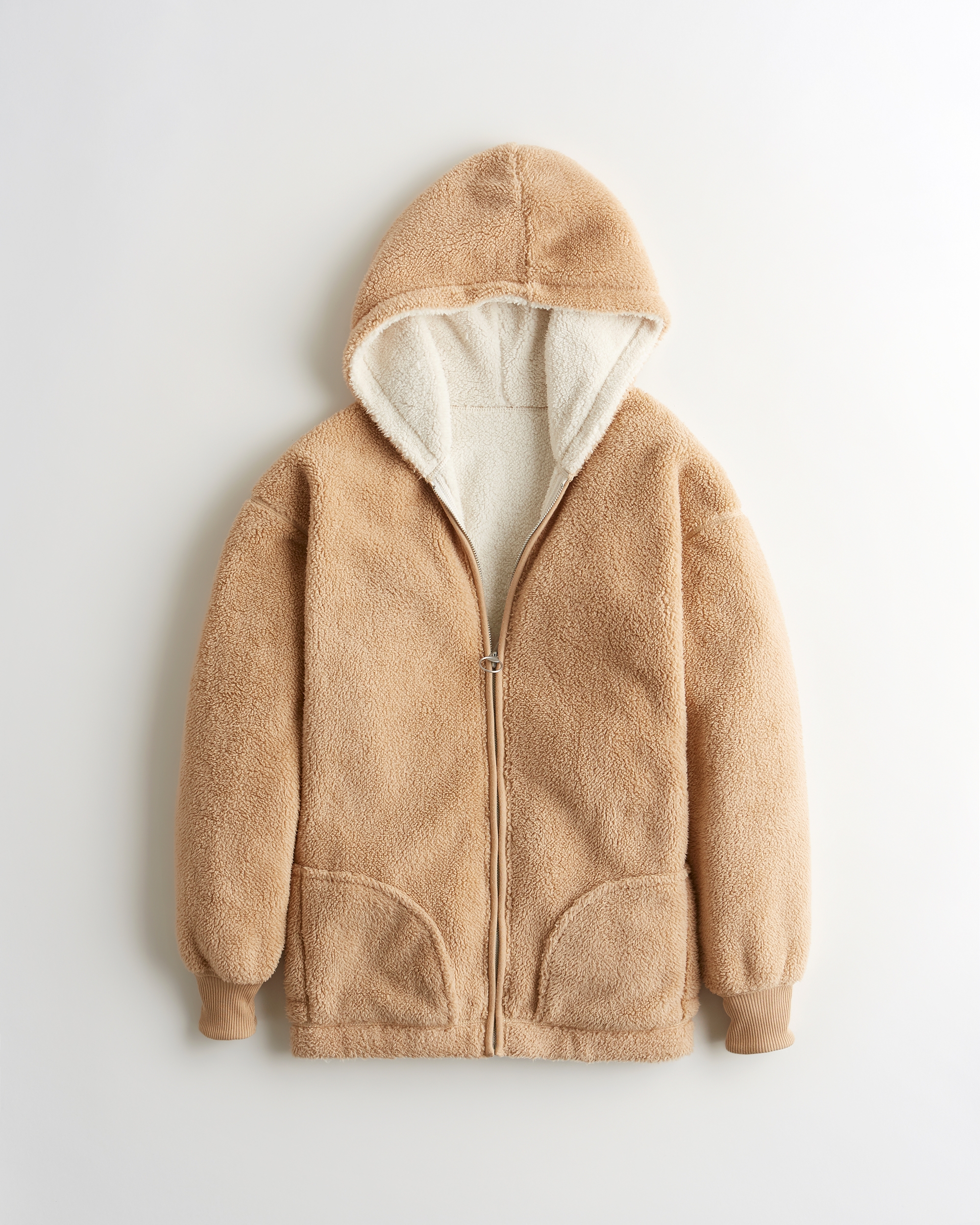 hollister sherpa sweatshirt