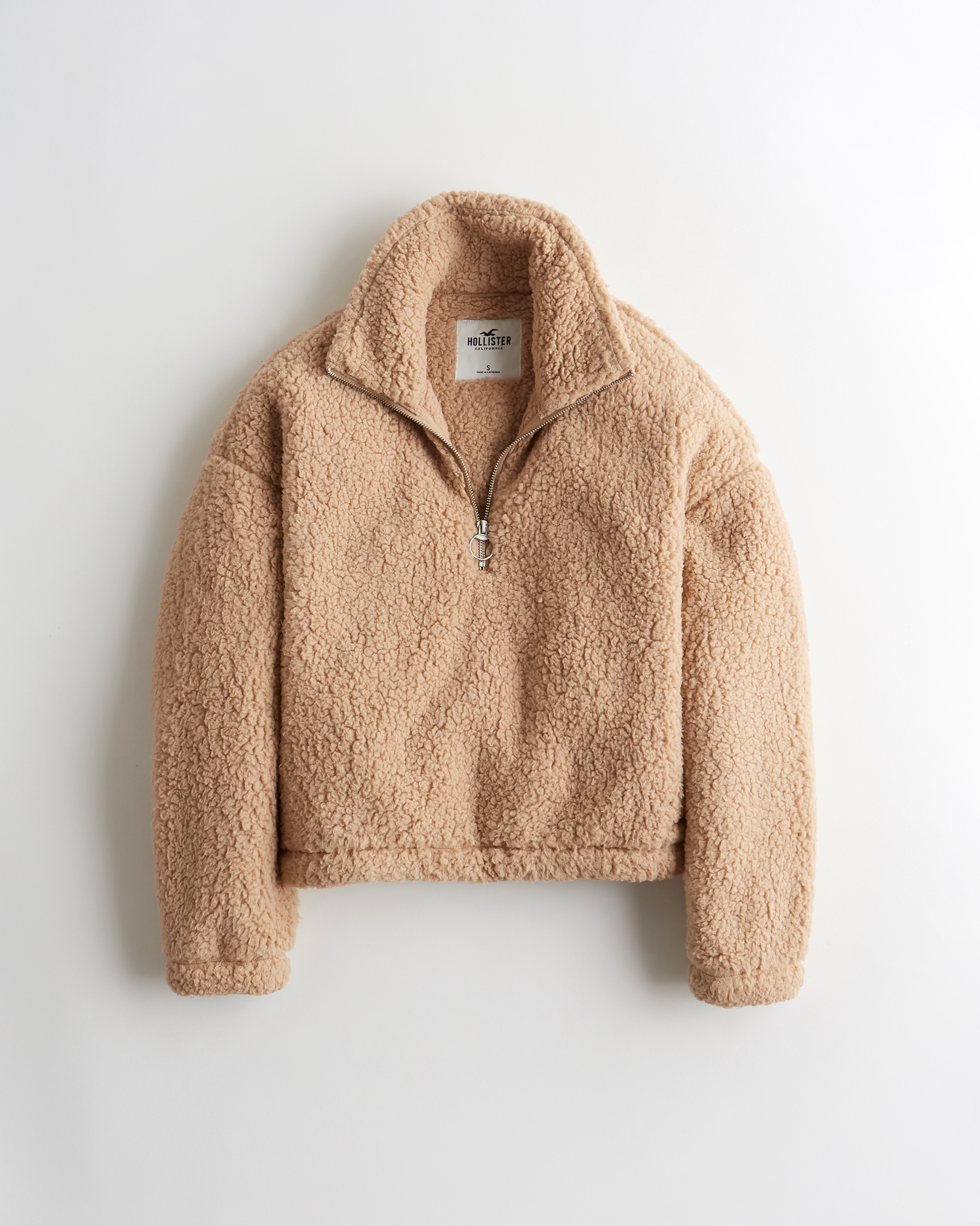 hollister sherpa sweater