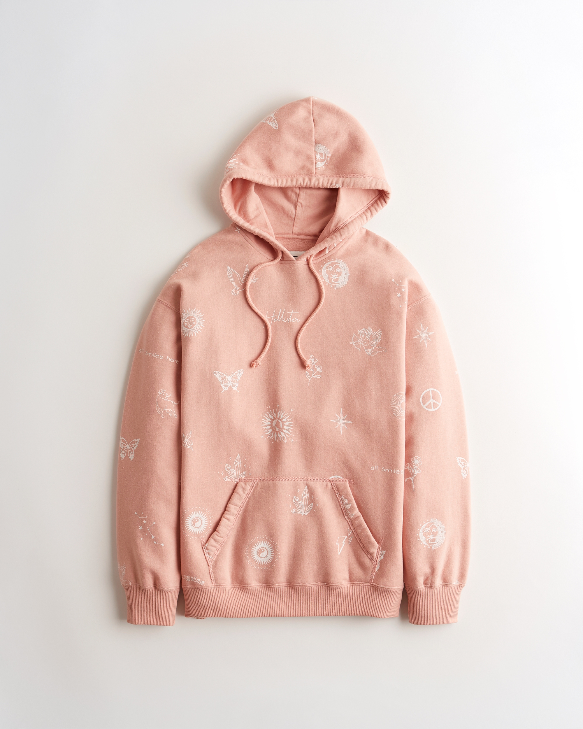 hollister pink tiger hoodie