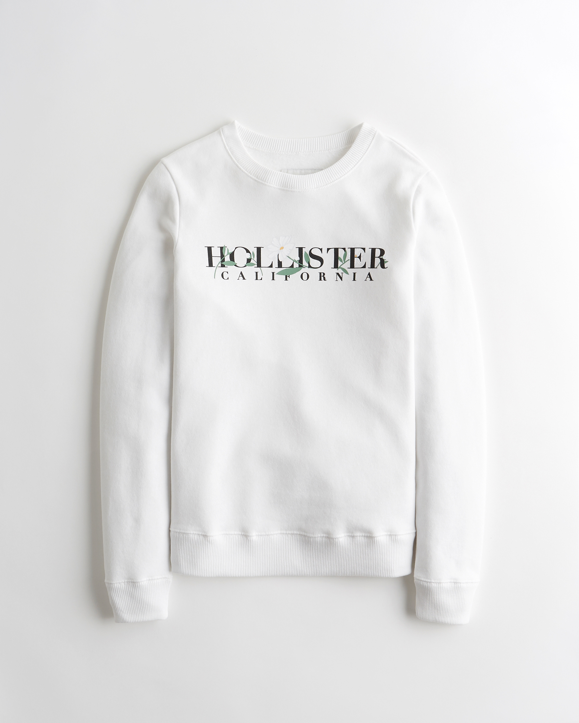 hollister logo crewneck sweatshirt