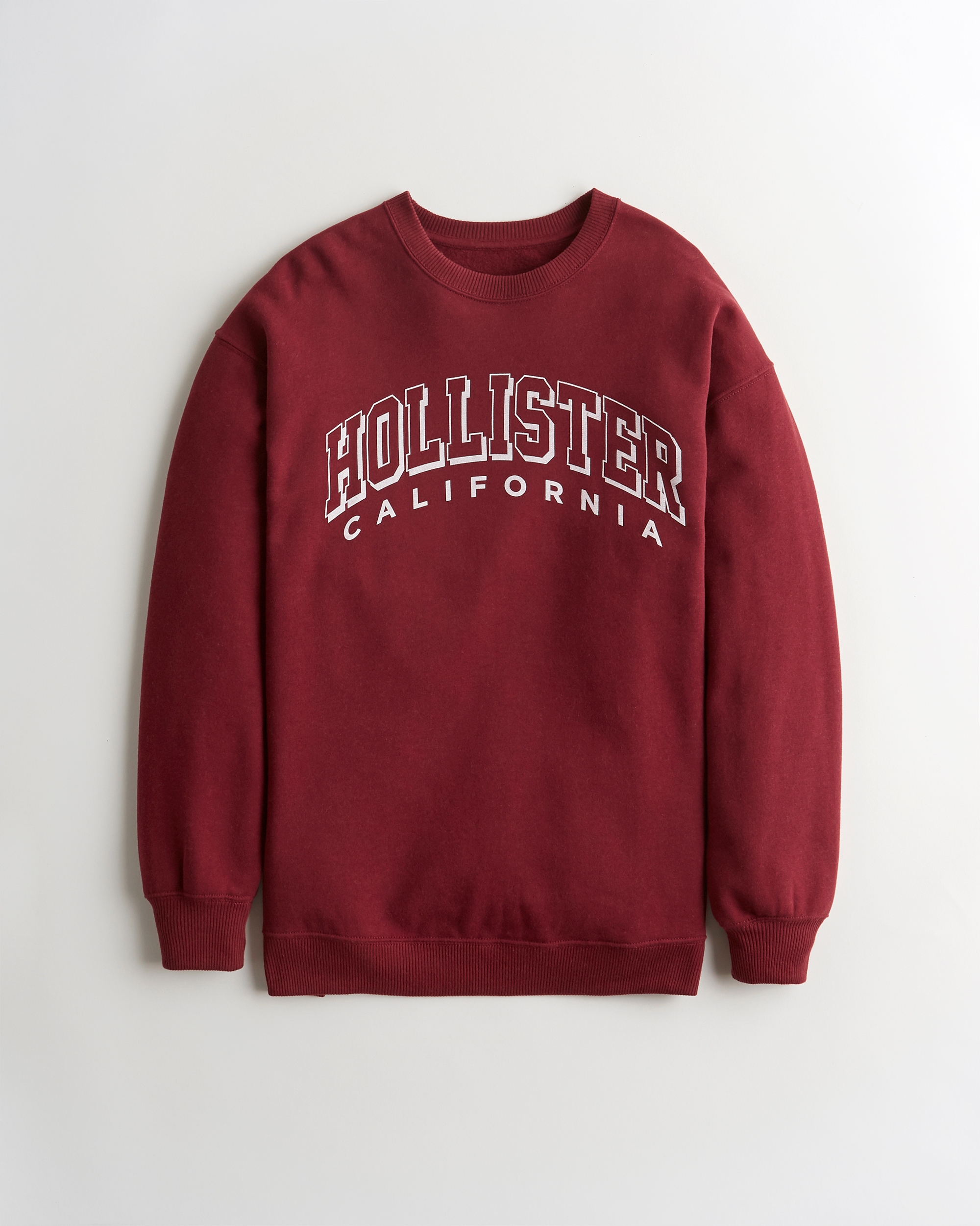 hollister oversized henley sweatshirt