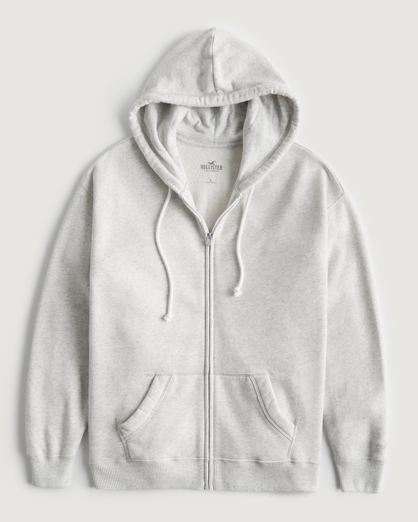 Plüsch-Hoodie mit Reißverschluss main image 0