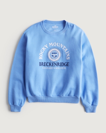 Women's Embroidered Graphic Crew Women's Clearance | HollisterCo.com