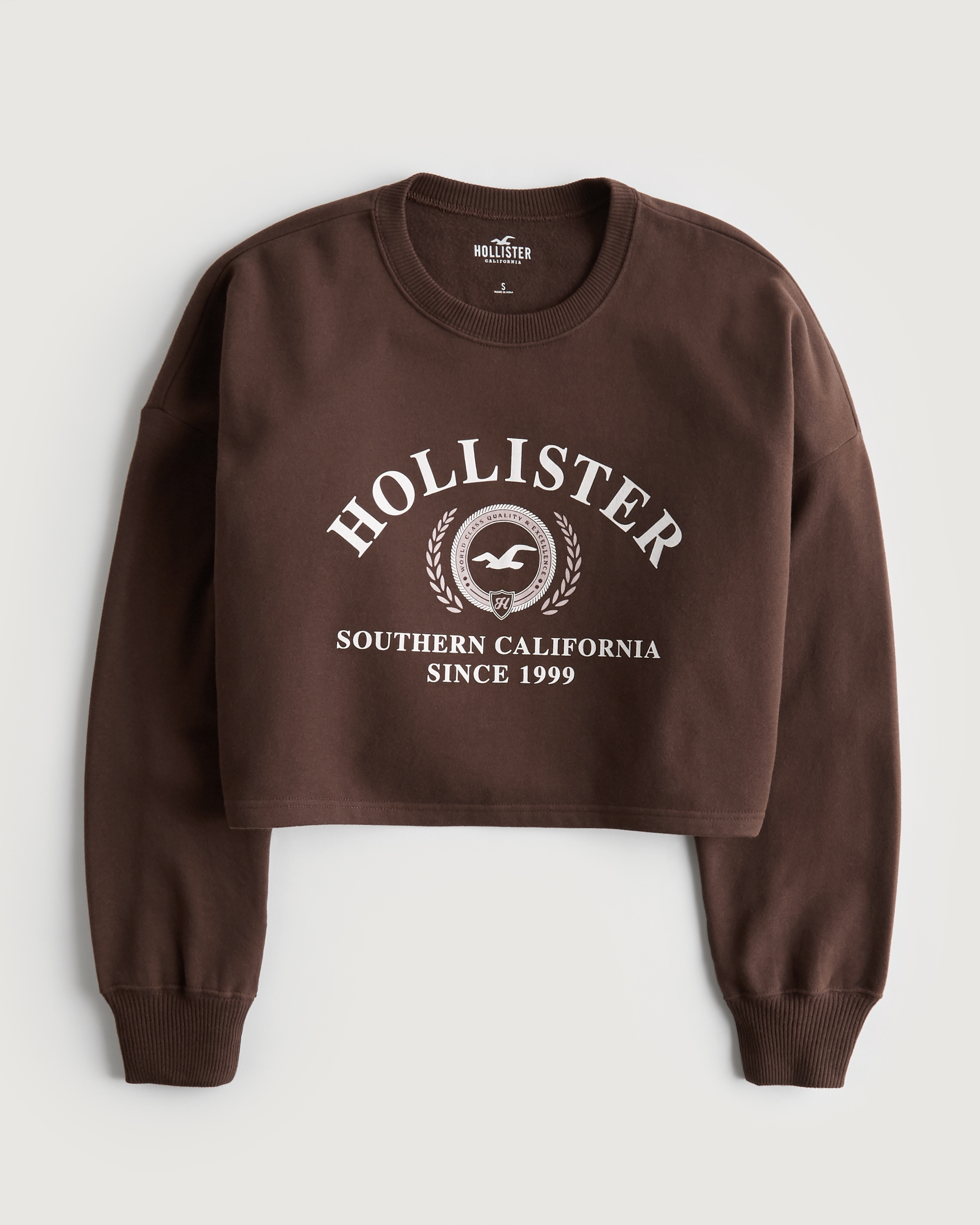 Hollister hotsell crewneck sweatshirt