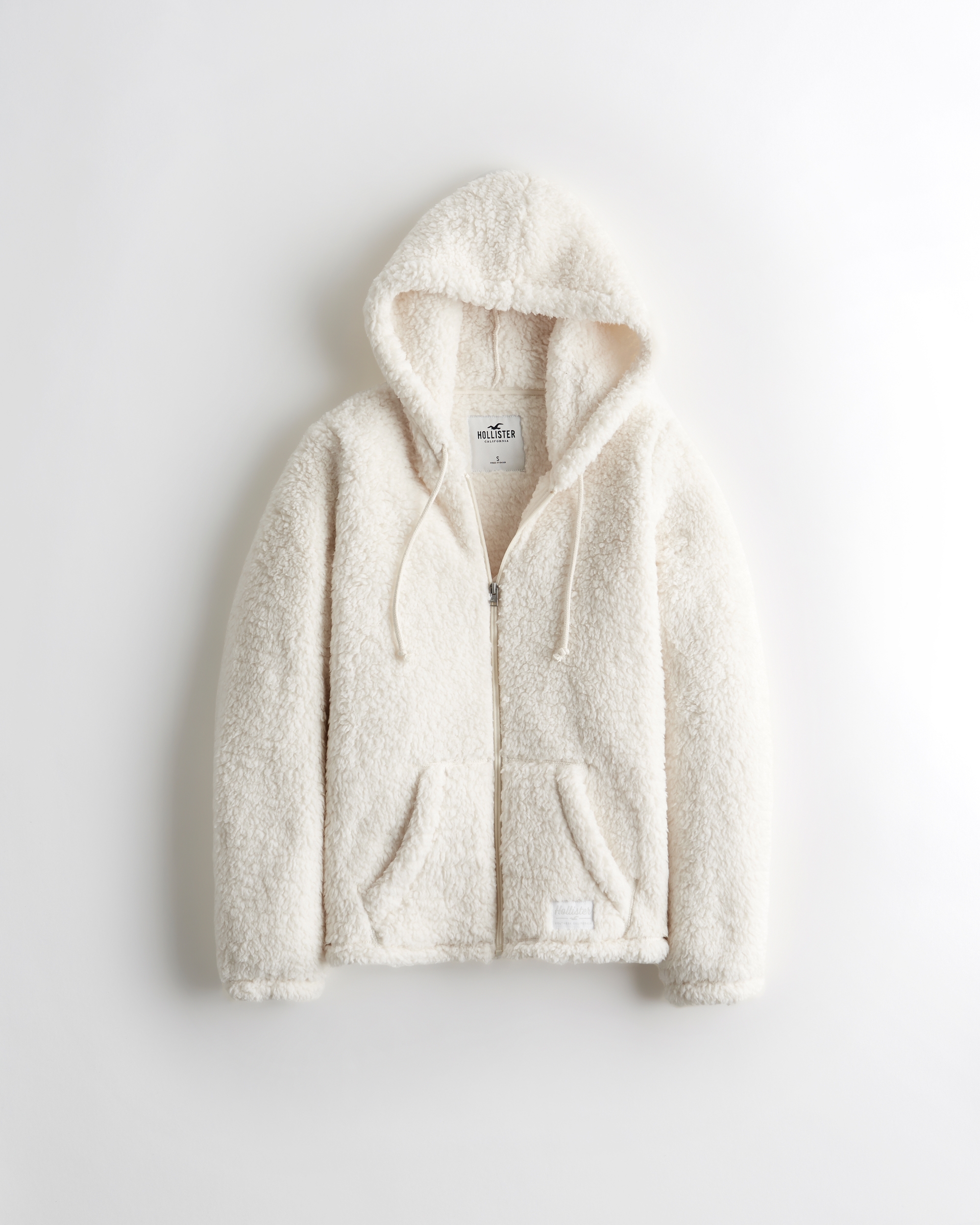 hollister sherpa sweatshirt