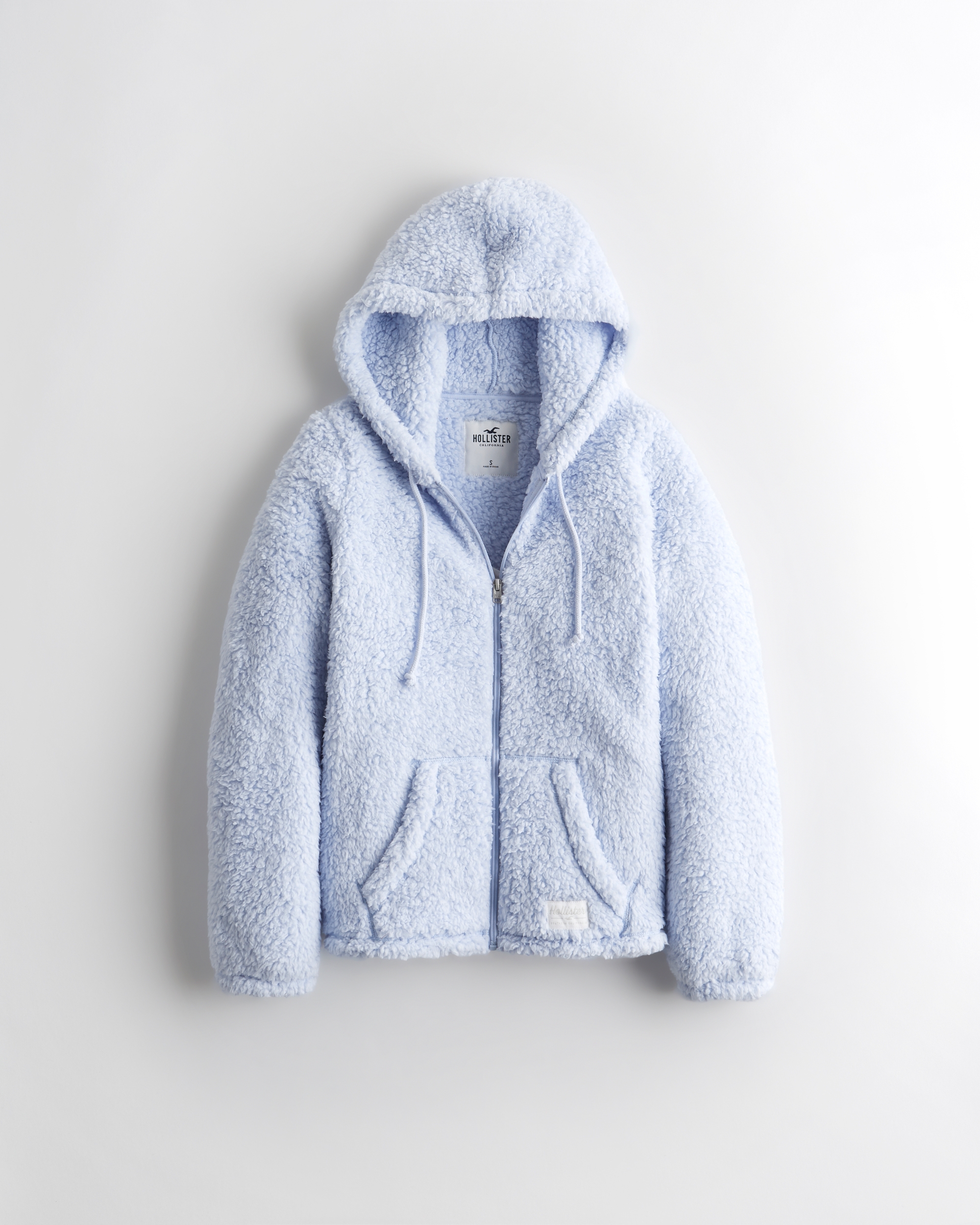 half zip sherpa sweatshirt hollister