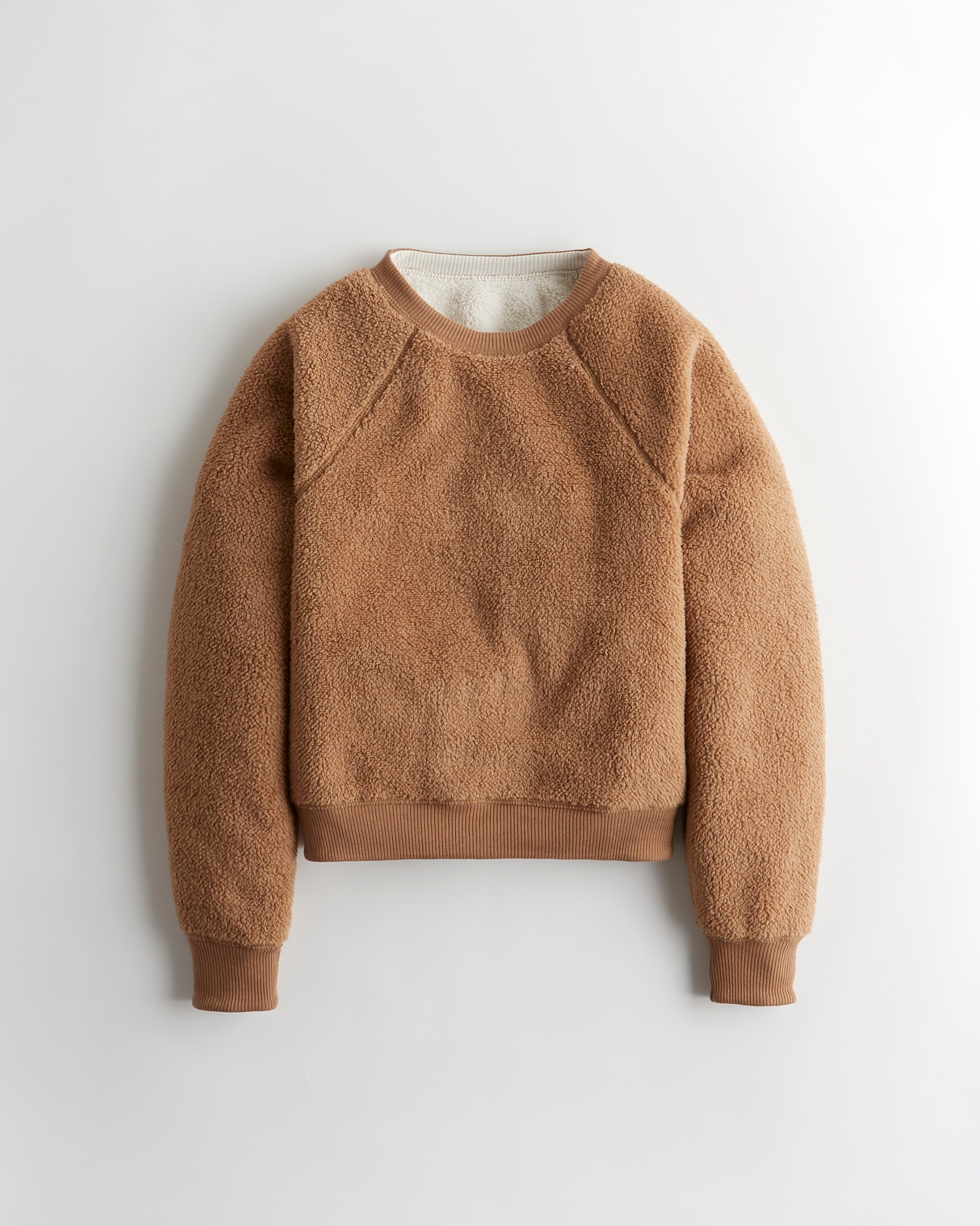 brown sherpa sweater