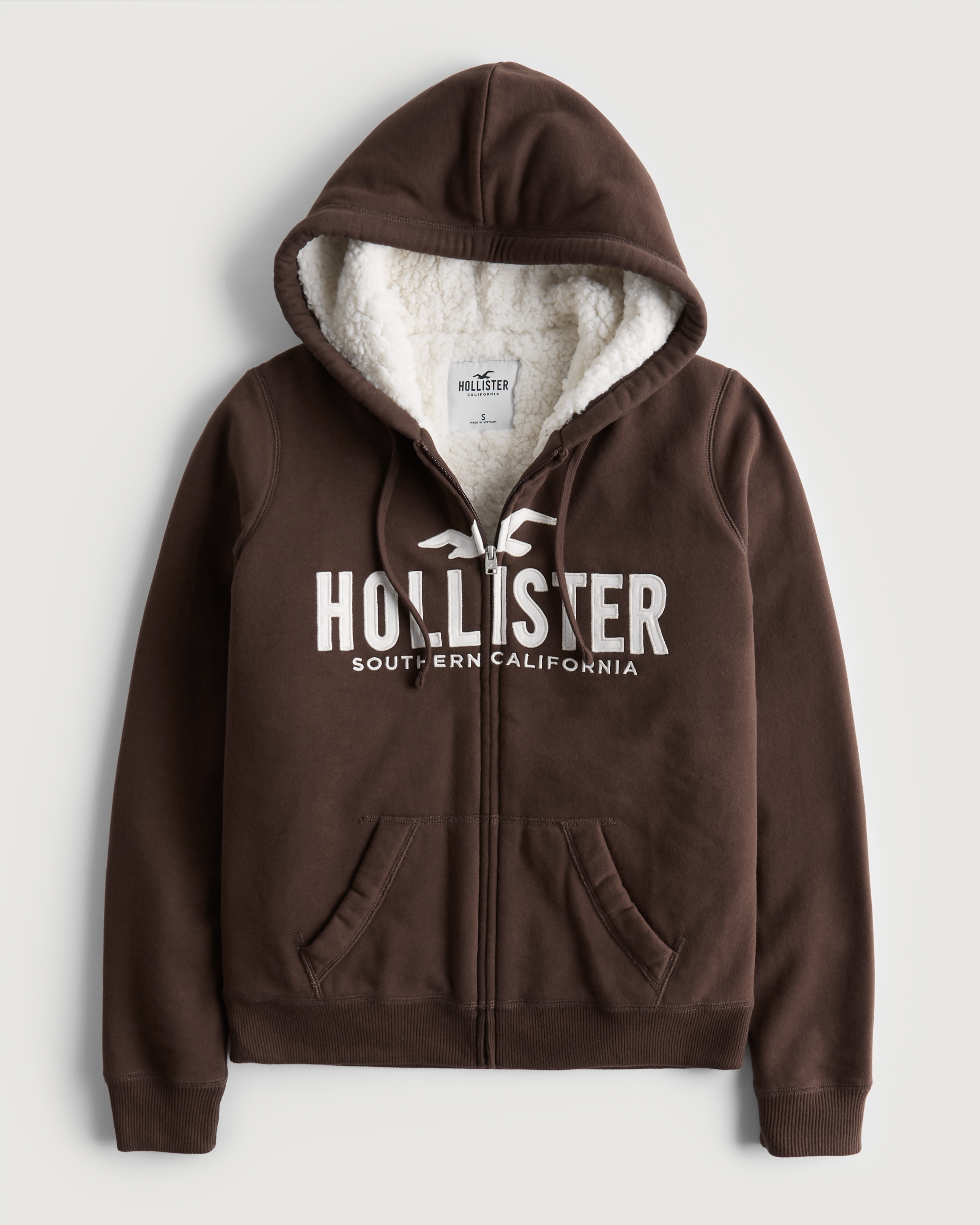 Hollister sherpa lined online hoodie