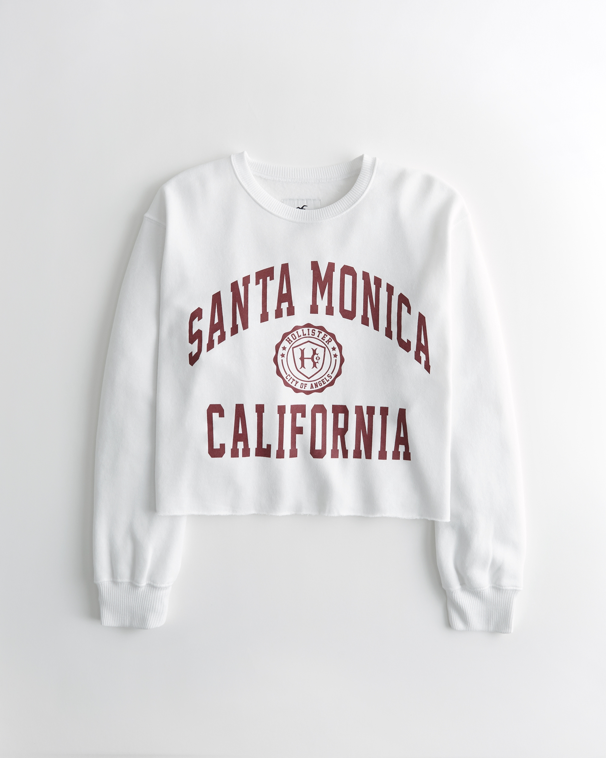 cut off crewneck sweatshirt hollister