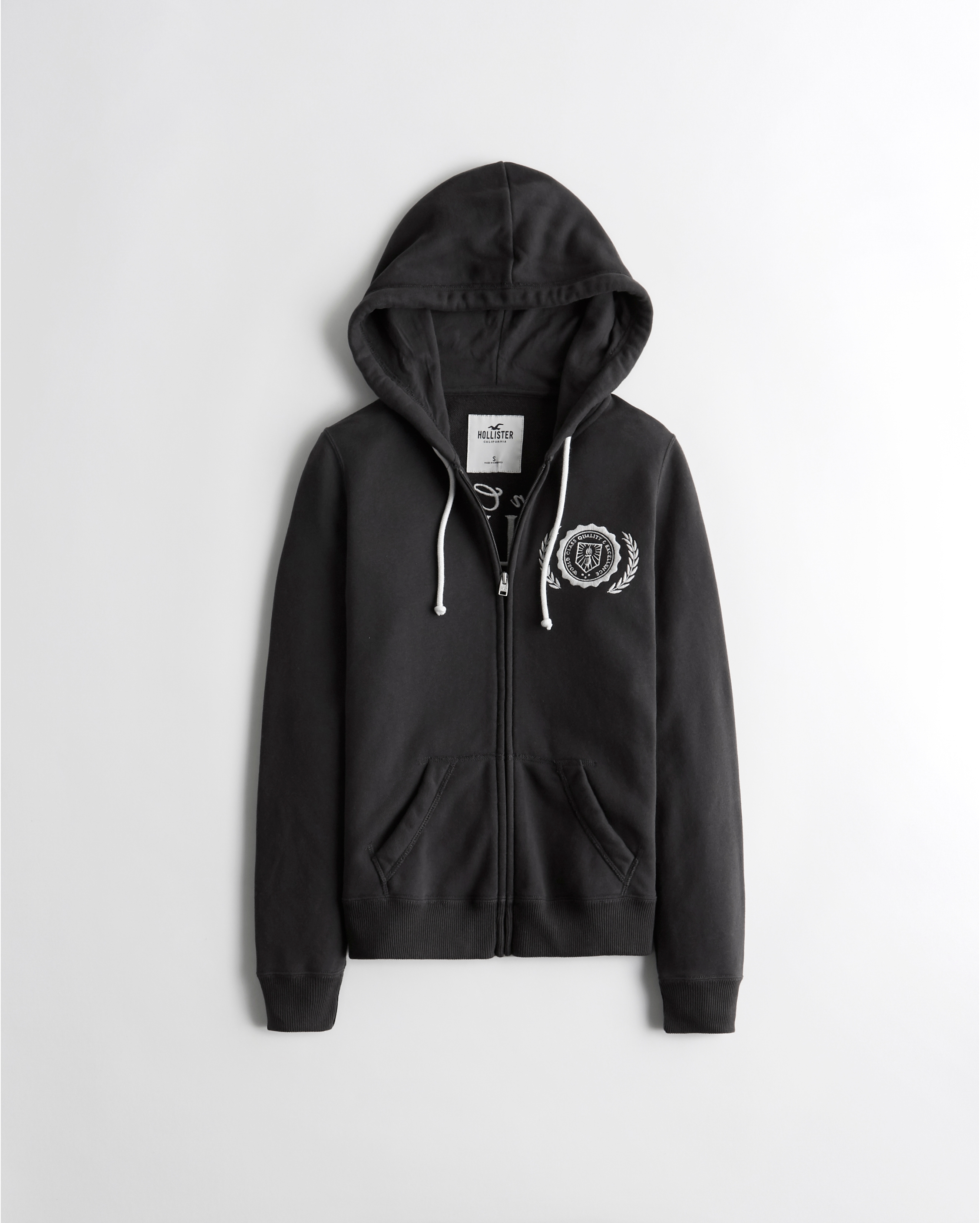 black hollister hoodie