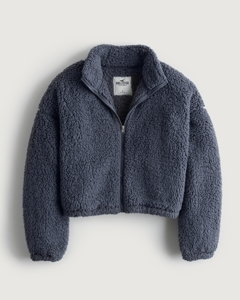Sherpa Full-Zip Sweatshirt