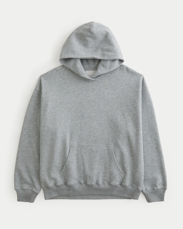 Hollister Feel Good Oversized Hoodie, Heather Gray view 1