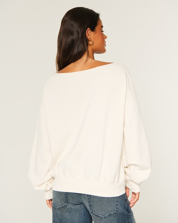 Women's Hollister Feel Good Easy Off-the-Shoulder Sweatshirt