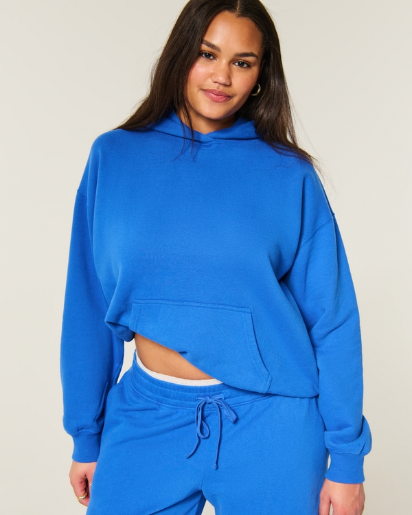 Hollister Feel Good Oversized Hoodie, Cobalt view 1