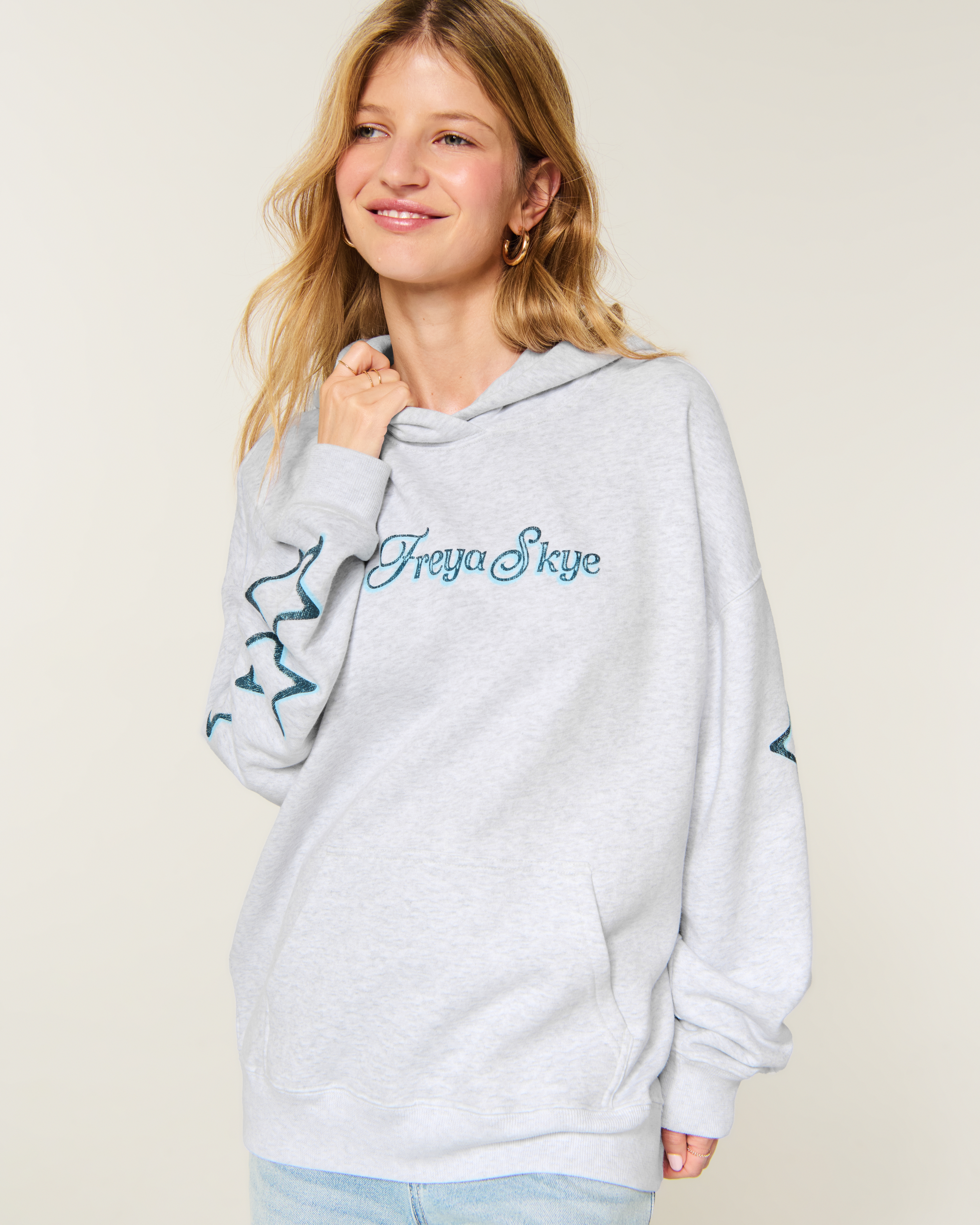 Hollister Feel Good Freya Skye Graphic Hoodie