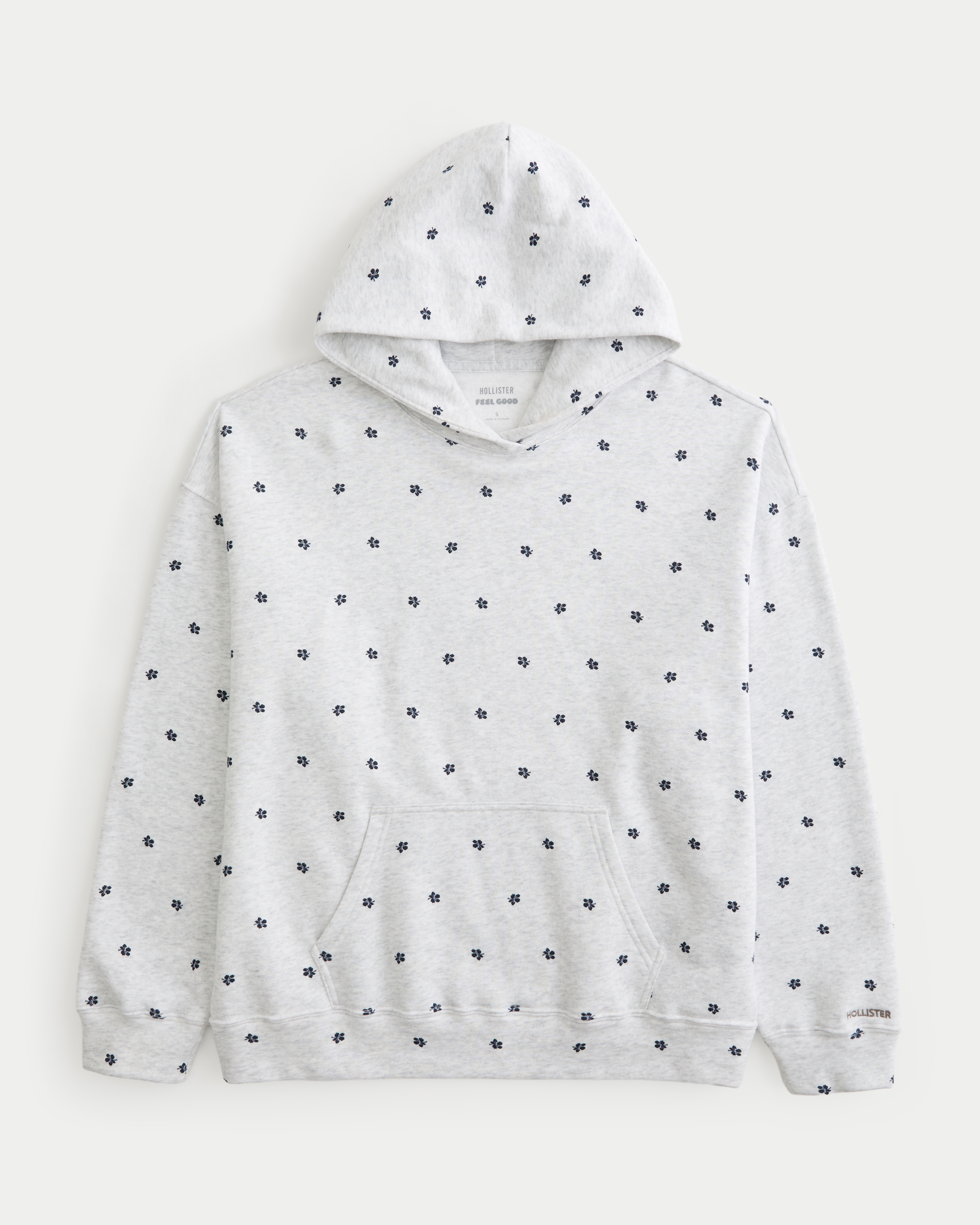 Hollister Feel Good Ditsy Floral Oversized Hoodie