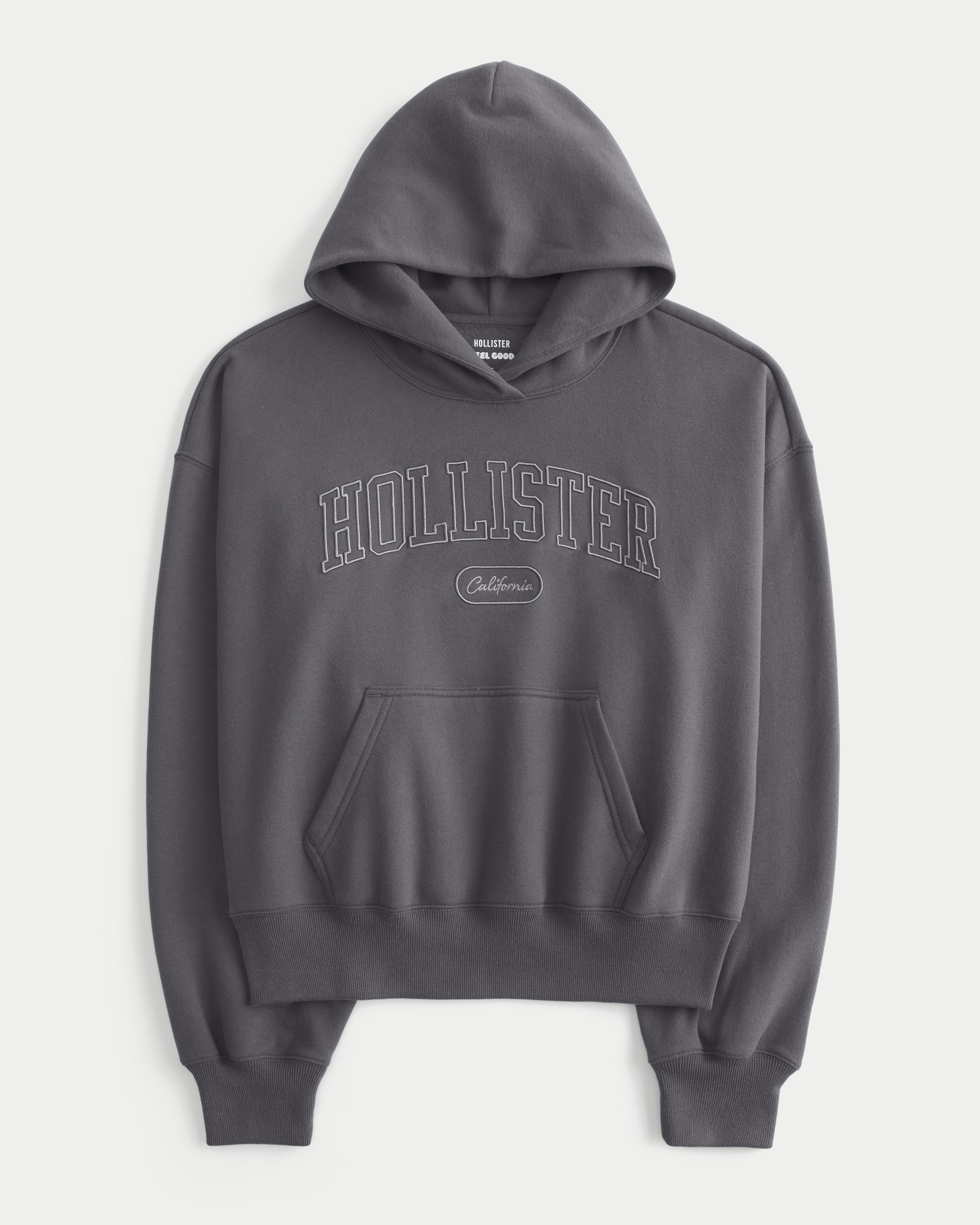 Hollister Feel Good Logo Graphic Hoodie