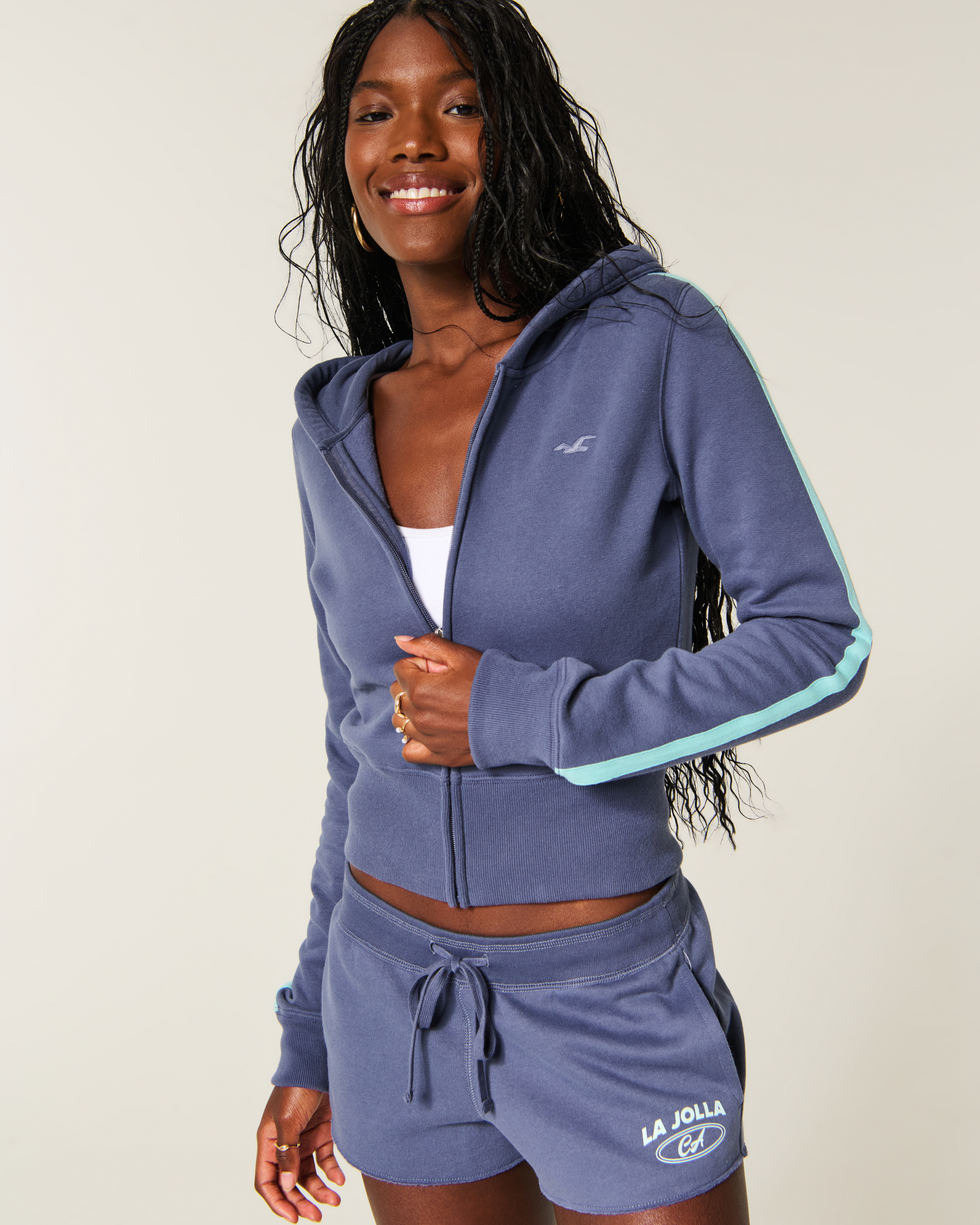 Hollister Feel Good Zip-Up Hoodie
