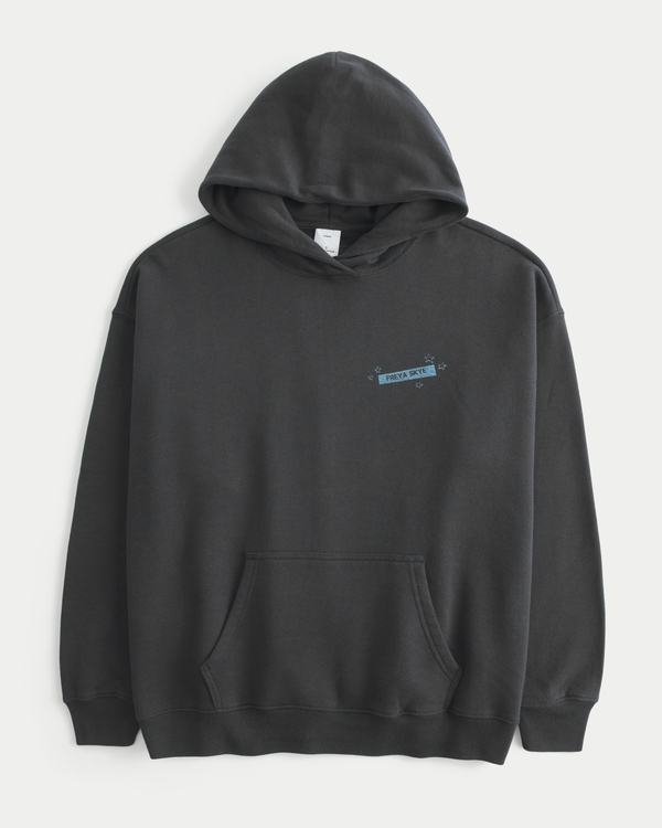 Hollister Feel Good Freya Skye Graphic Hoodie, Black view 2