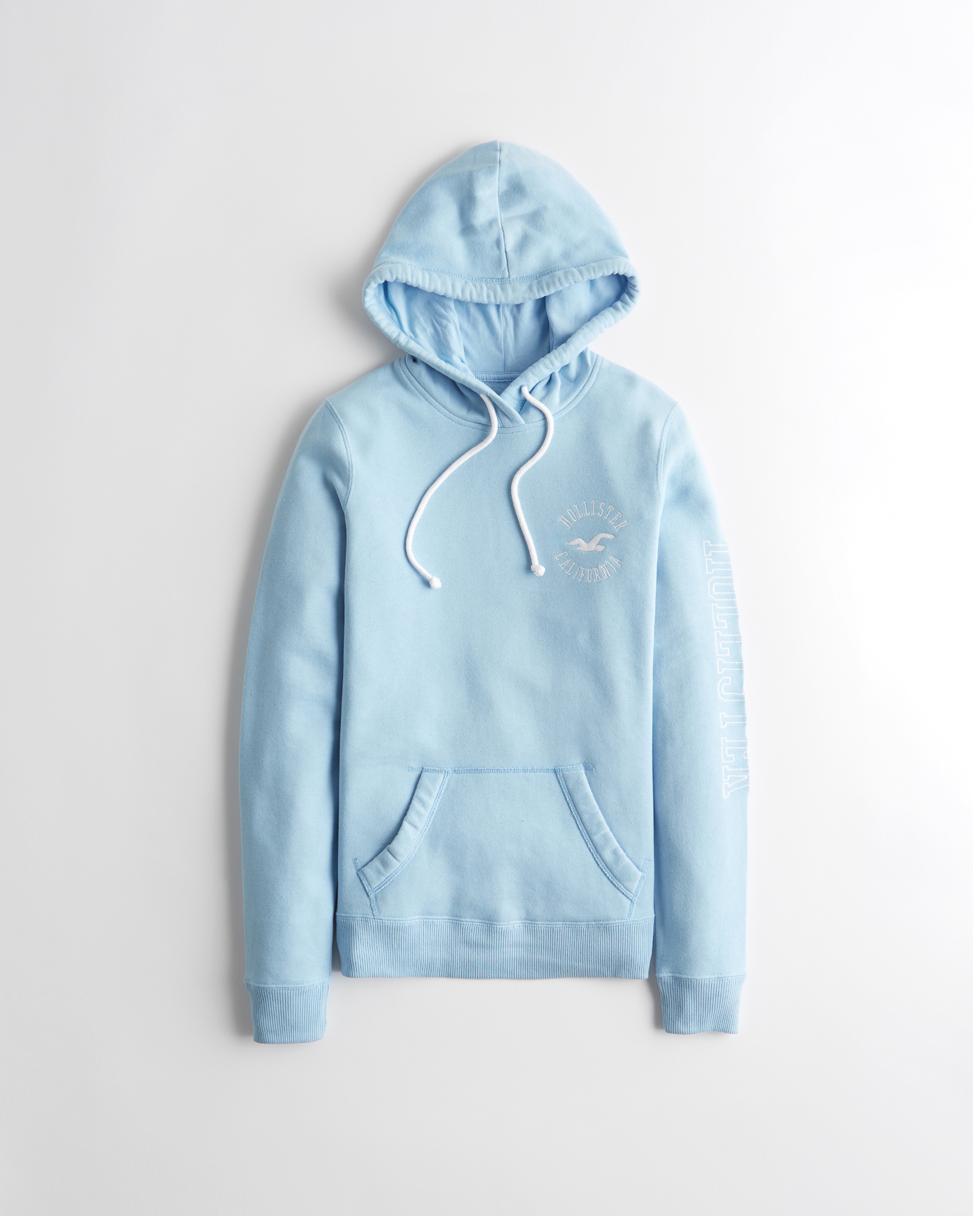 hollister blue hoodie