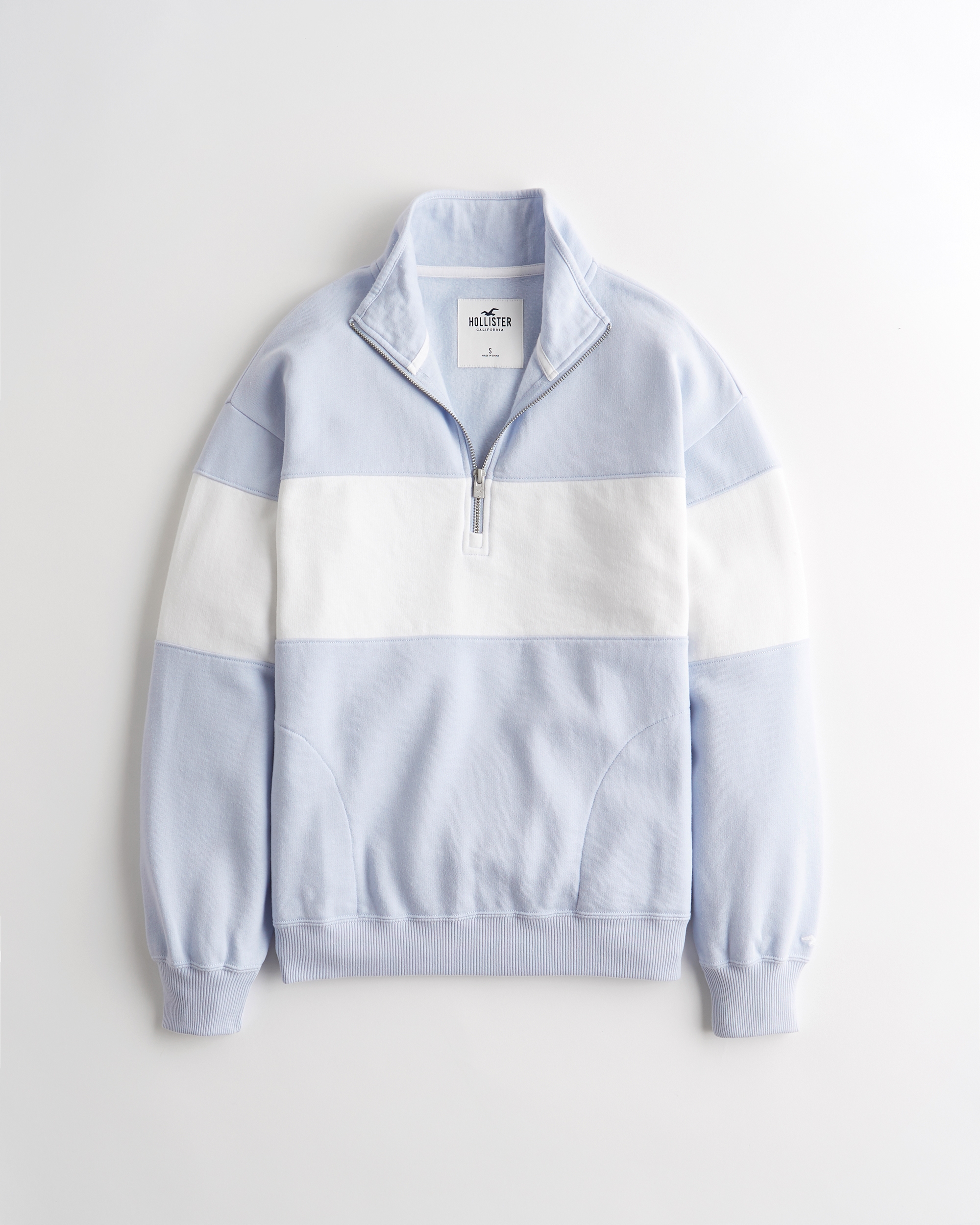 half zip sweatshirt hollister