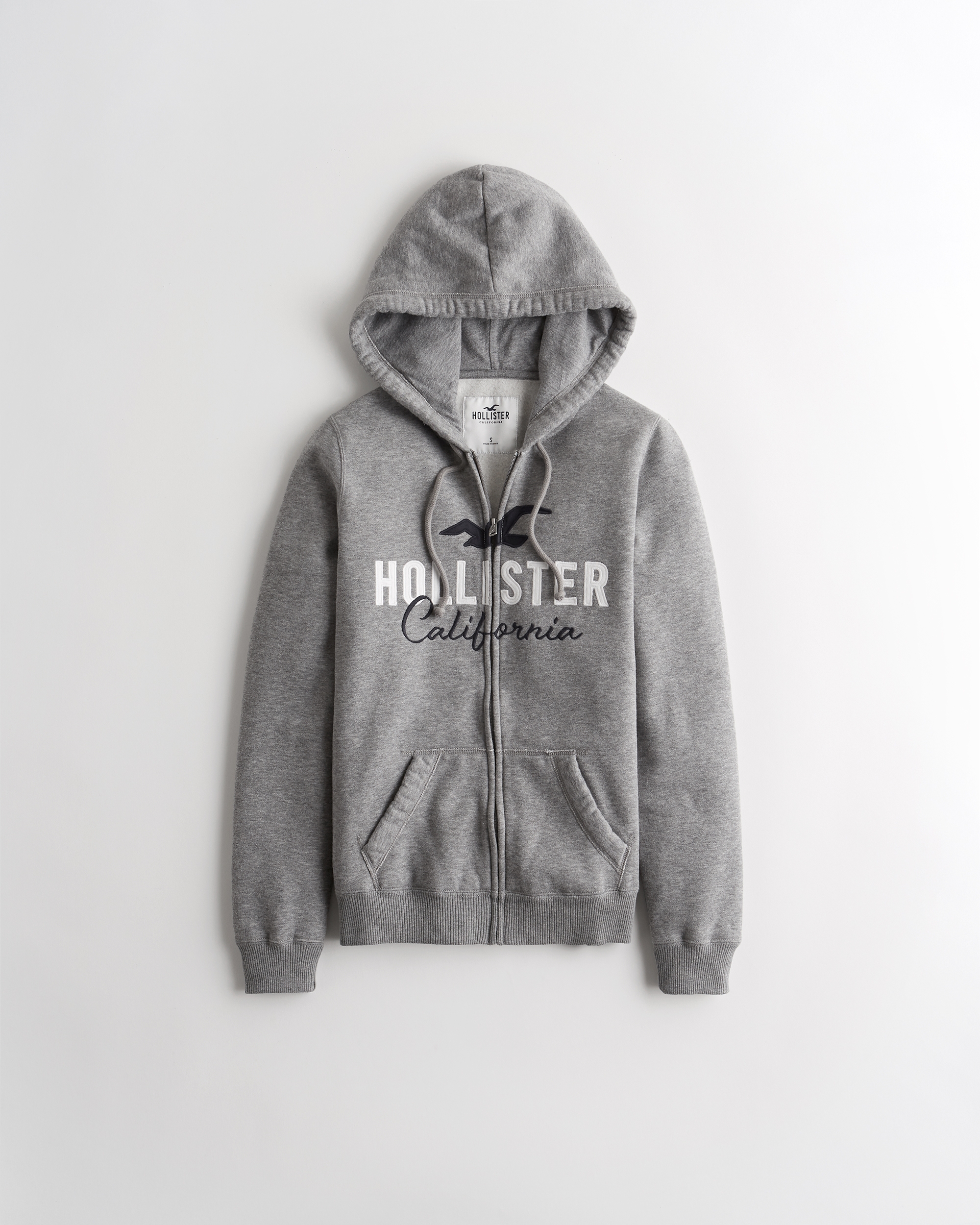 hollister zip hoodie damen