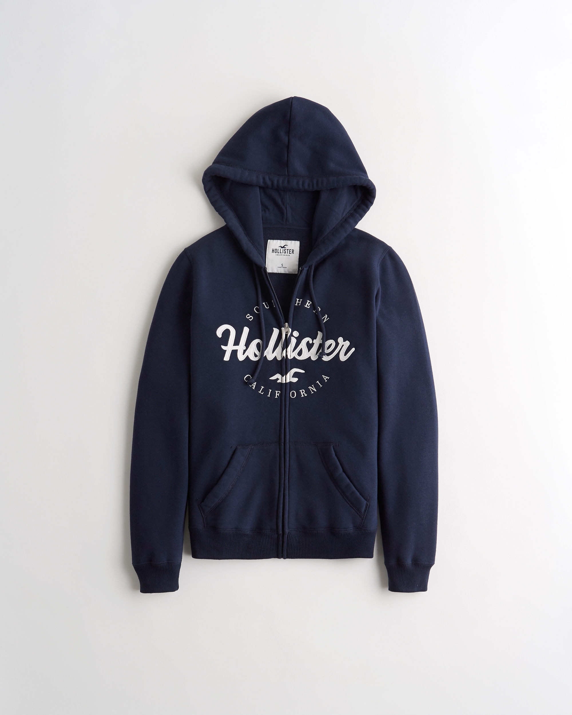 hollister zip hoodie damen