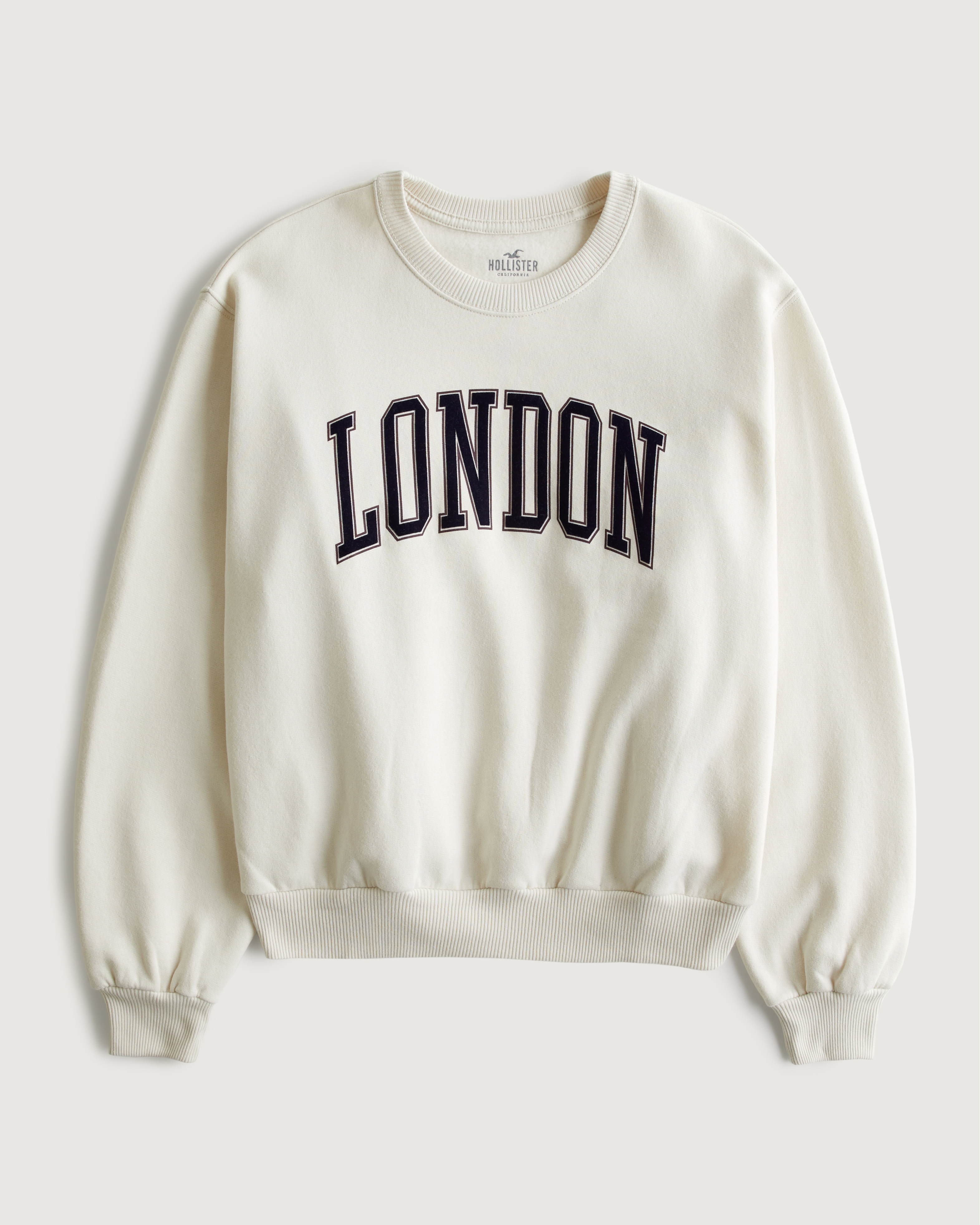 Oversized London Graphic Crew Sweatshirt