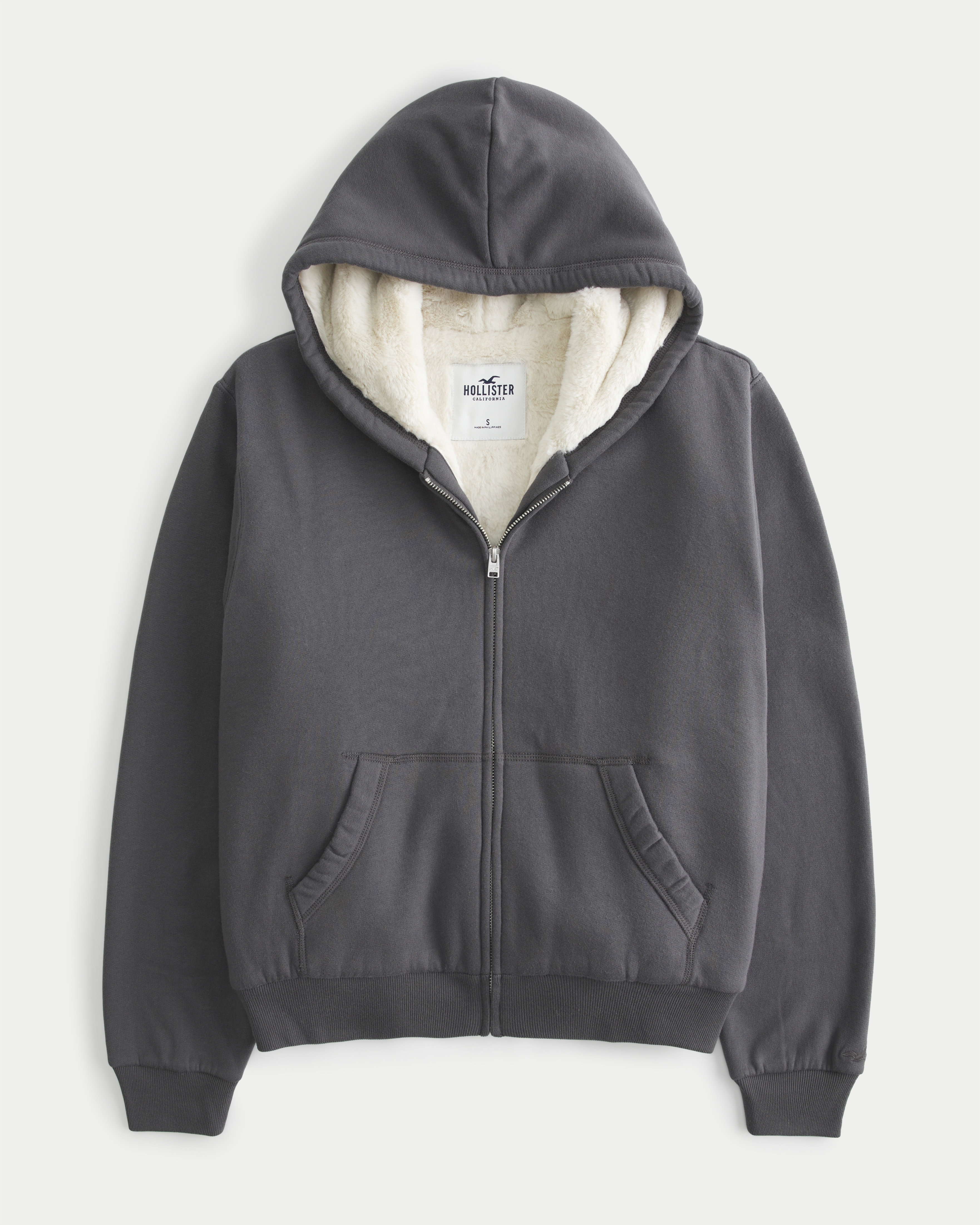 Hollister teddy hoodie sale