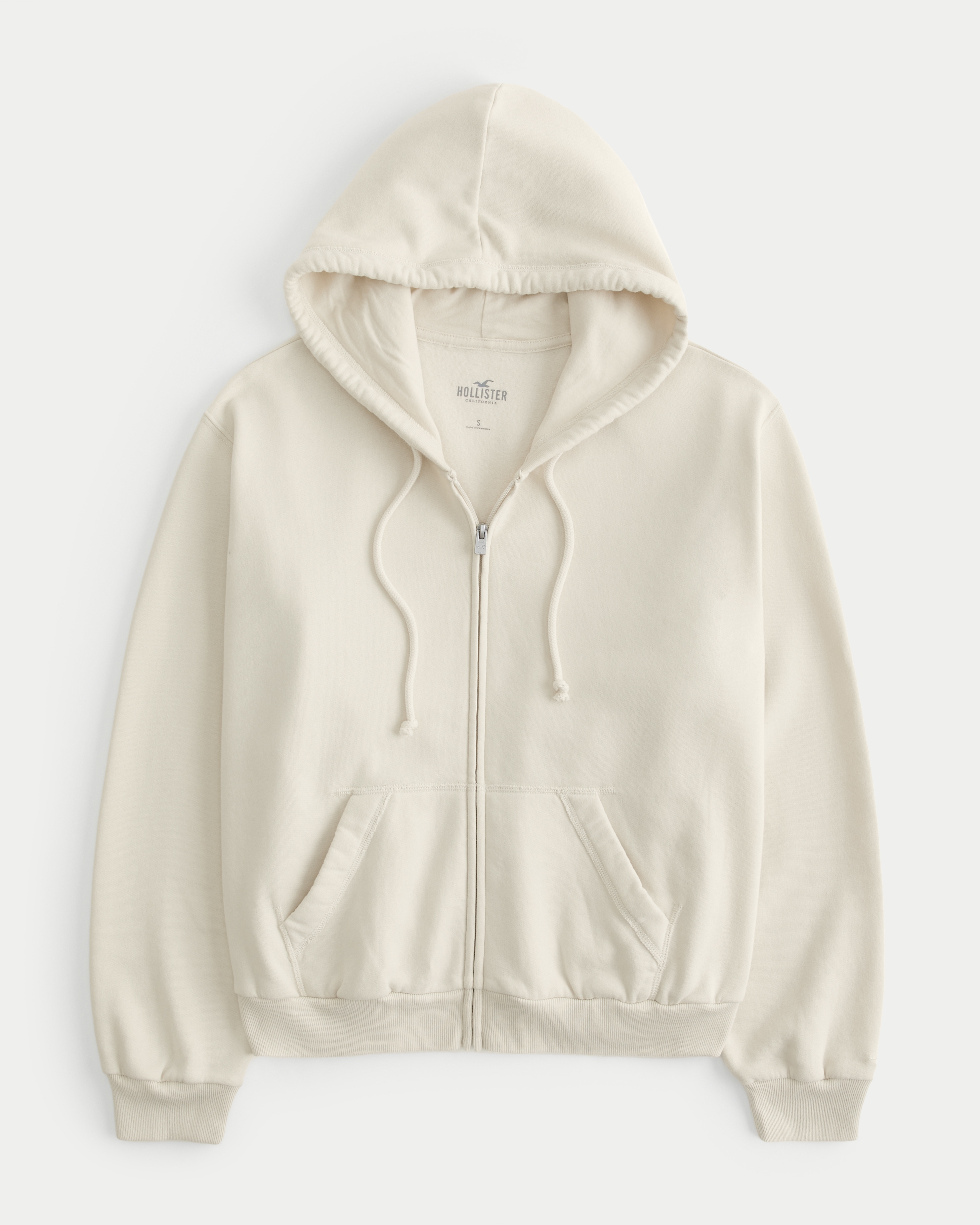 Hollister Feel Good Mini Zip-Up Hoodie