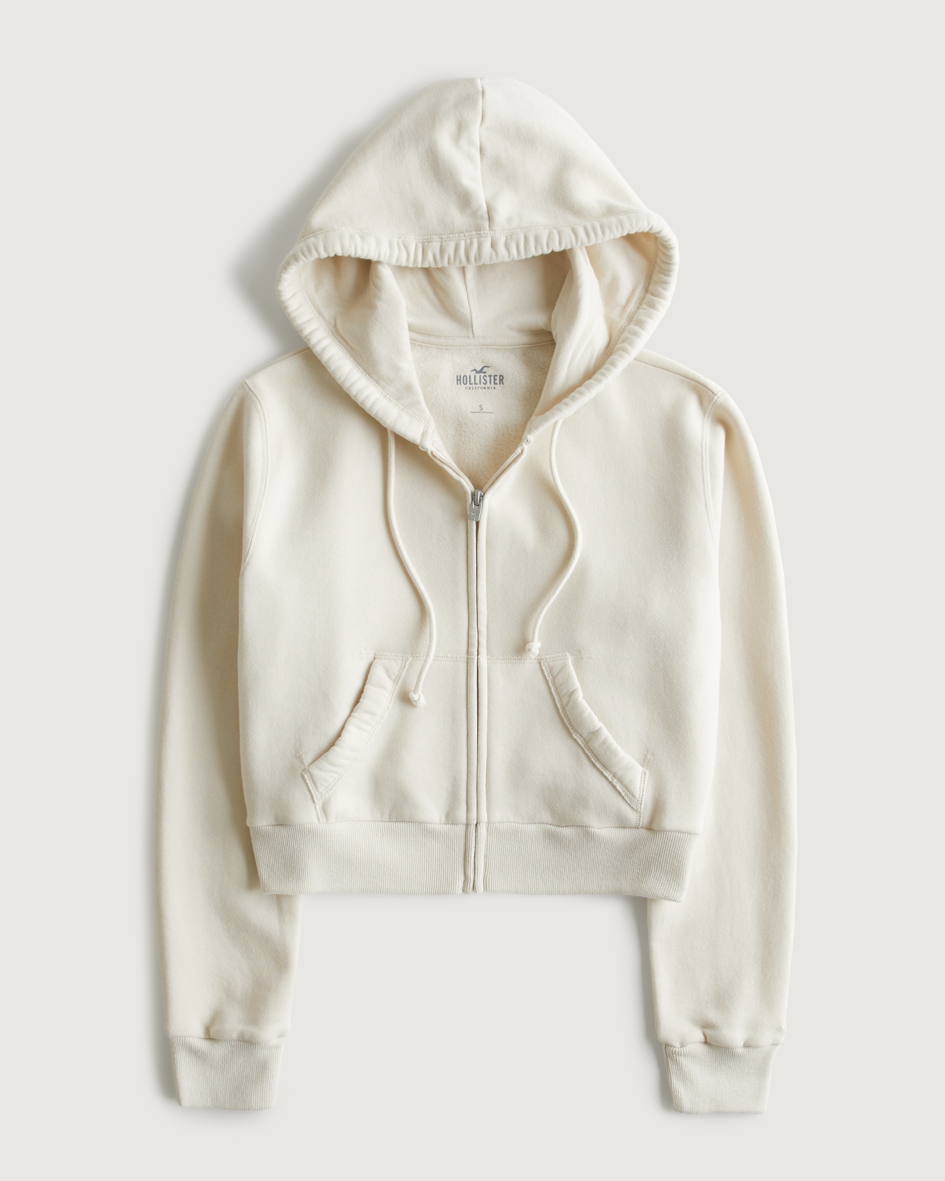 Women s Feel Good Mini Zip Up Hoodie Women s Hollister Women s