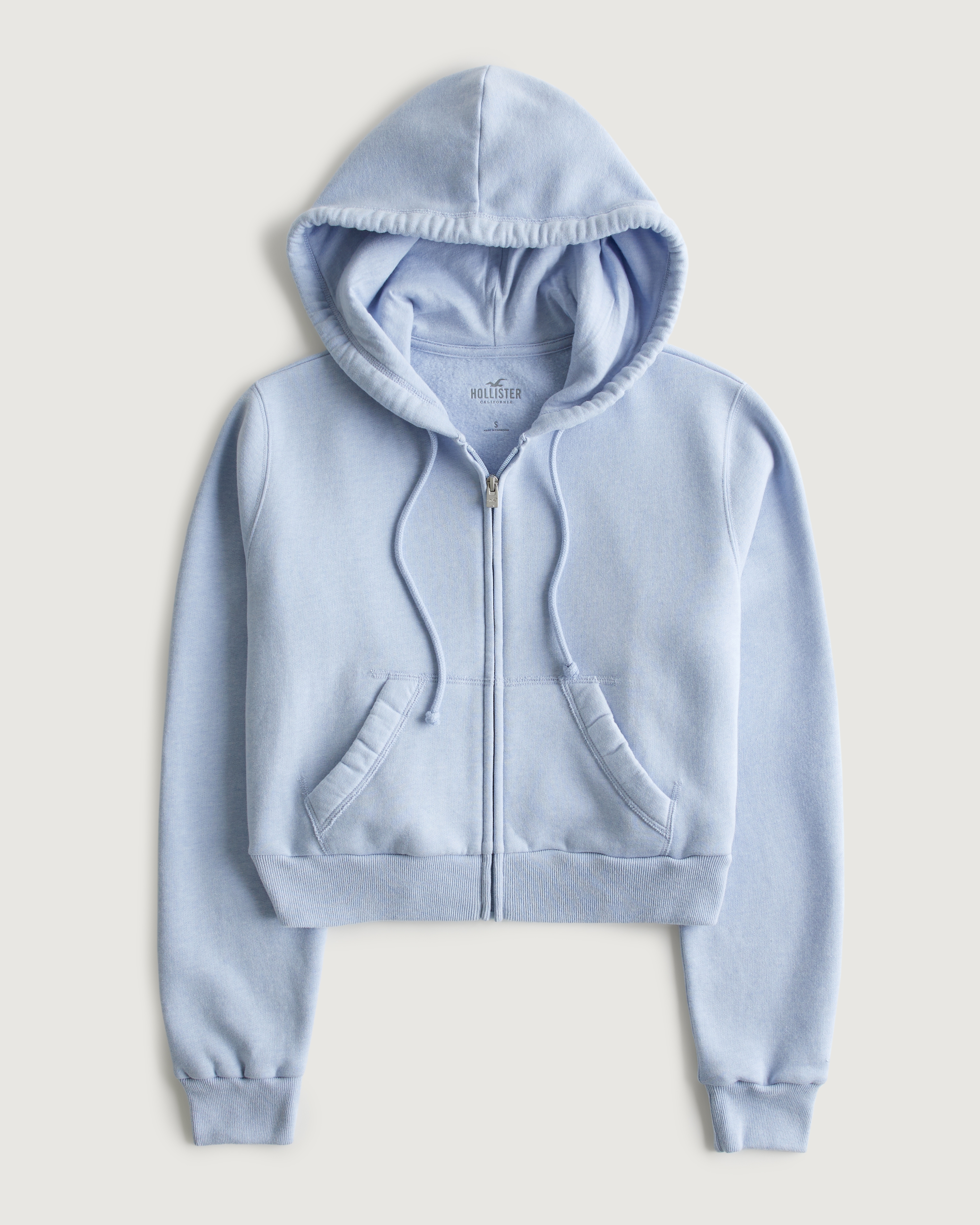 Hollister Feel Good Mini Zip-Up Hoodie