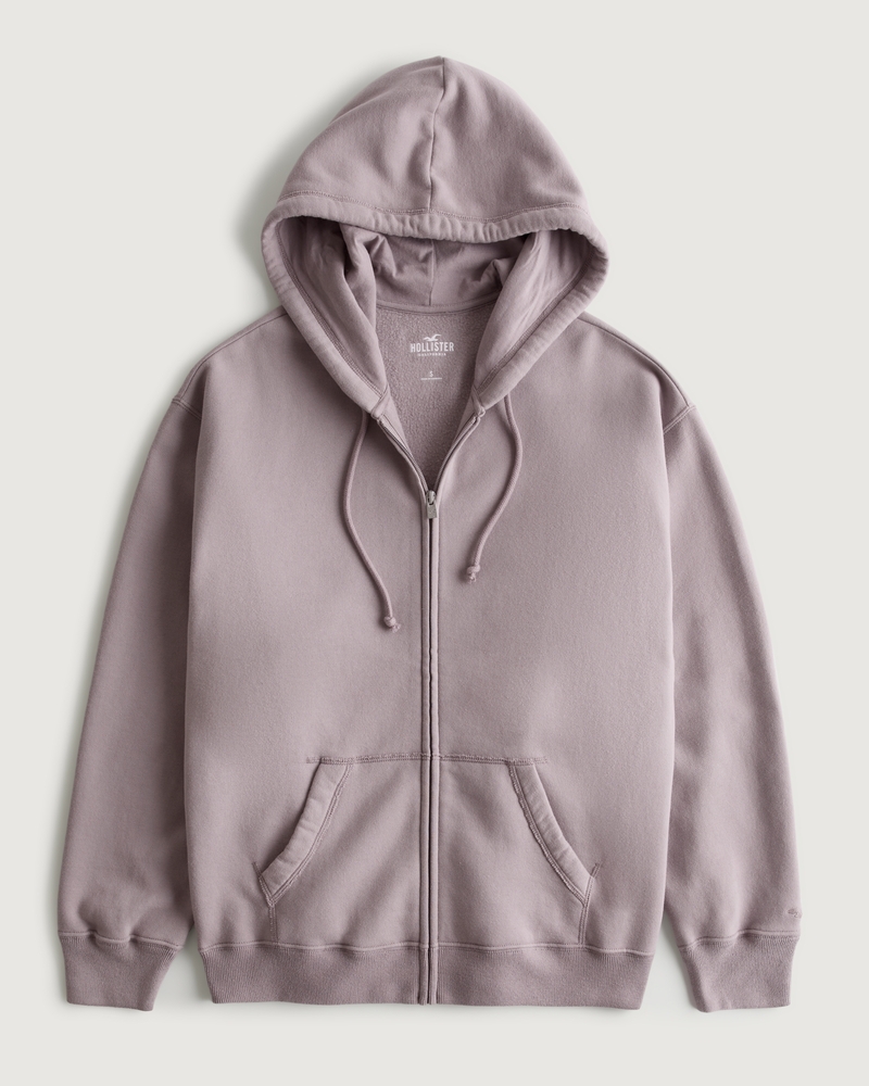 Women's Feel Good Oversized Zip-Up Hoodie | Women's 30% Off Select Styles |  HollisterCo.com