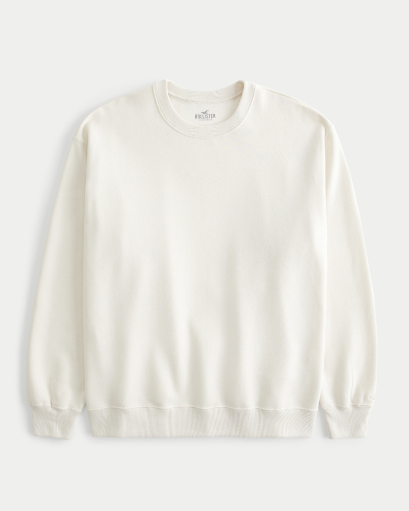 Plain white crew neck sweatshirt online womens