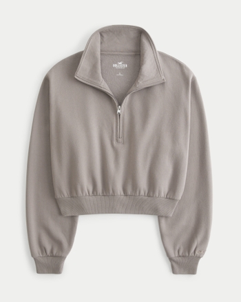 Hollister half zip sweater hotsell