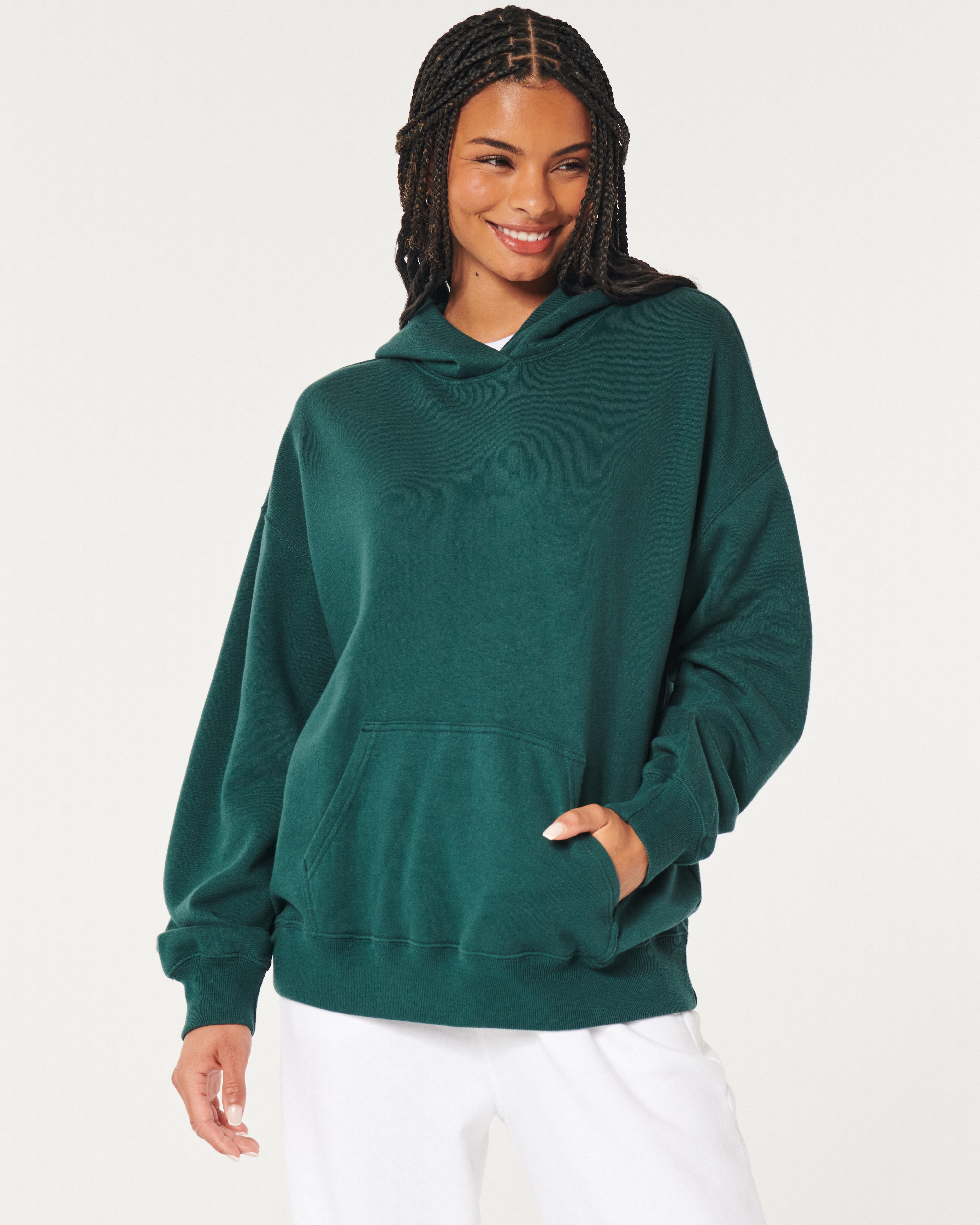 Hollister feel shop good fleece hoodie