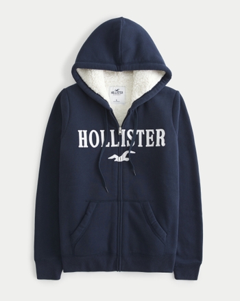 Hollister zipper hoodie new arrivals