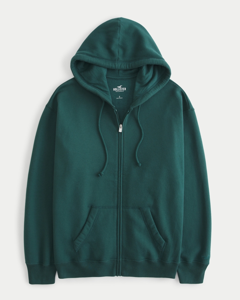 Hollister zip up best sale