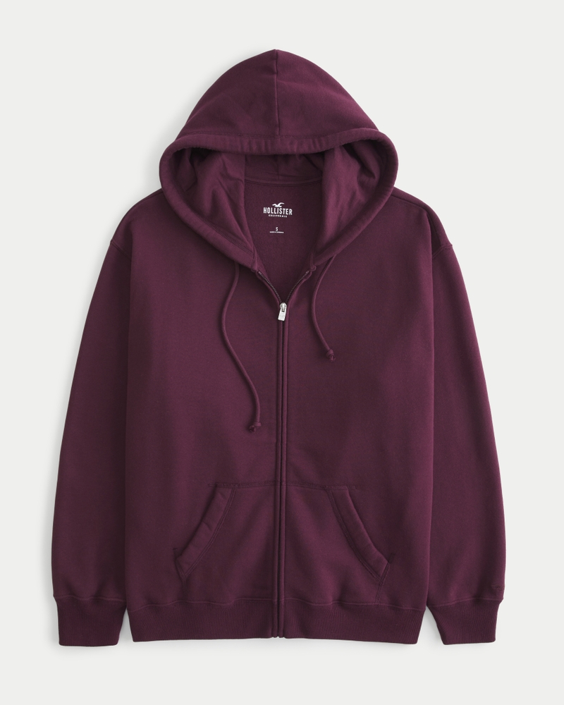 Hollister maroon discount hoodie