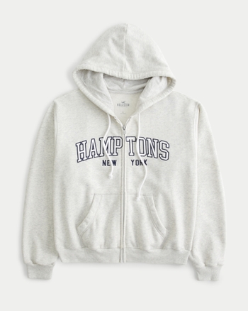 Hollister black hoodie womens clearance