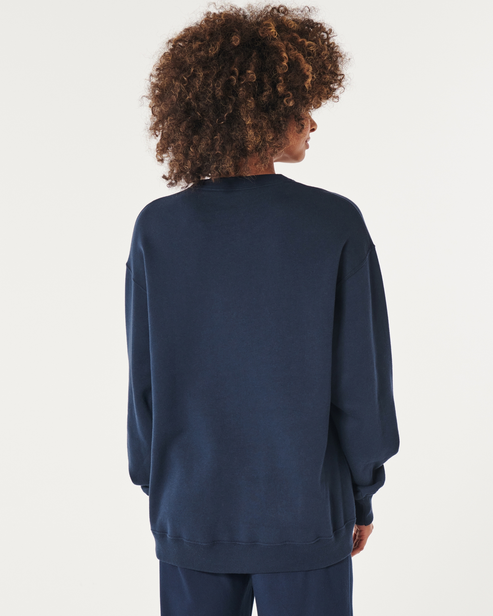 Women's Oversized Paris Graphic Crew Sweatshirt, Women's Clearance