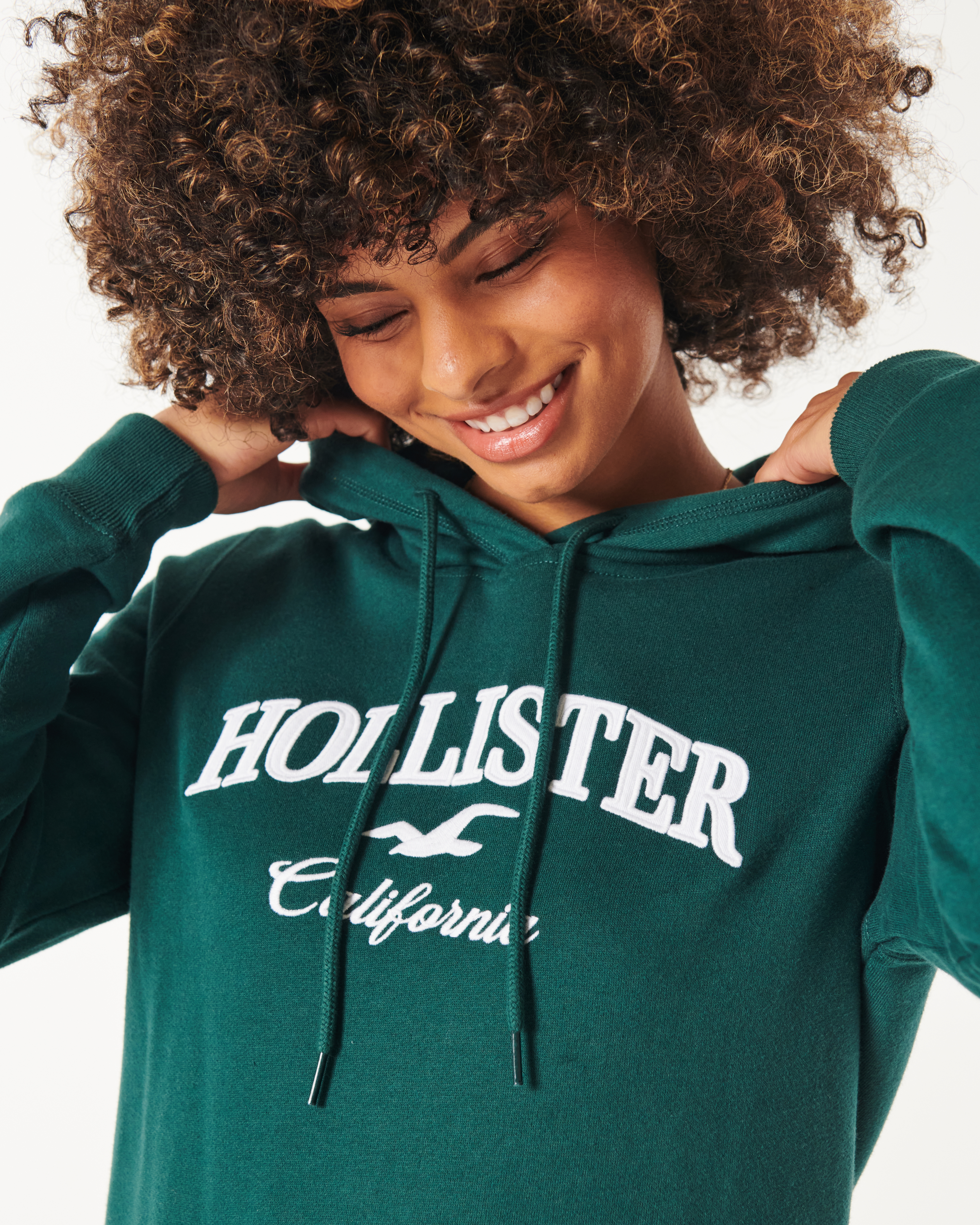 Green 2024 hollister hoodie