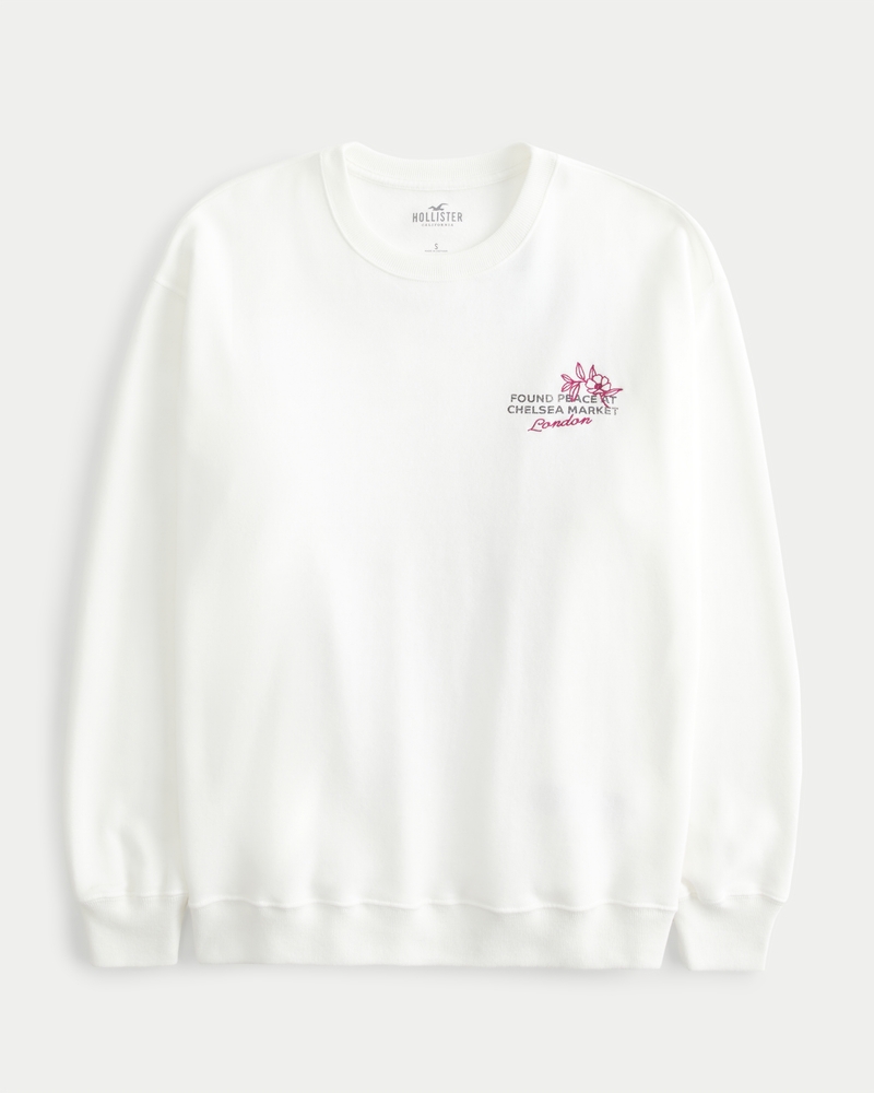 Monogrammed 'Flower Market' Crewneck Sweatshirt