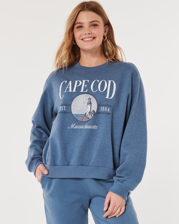 Blue hollister sweatshirt online