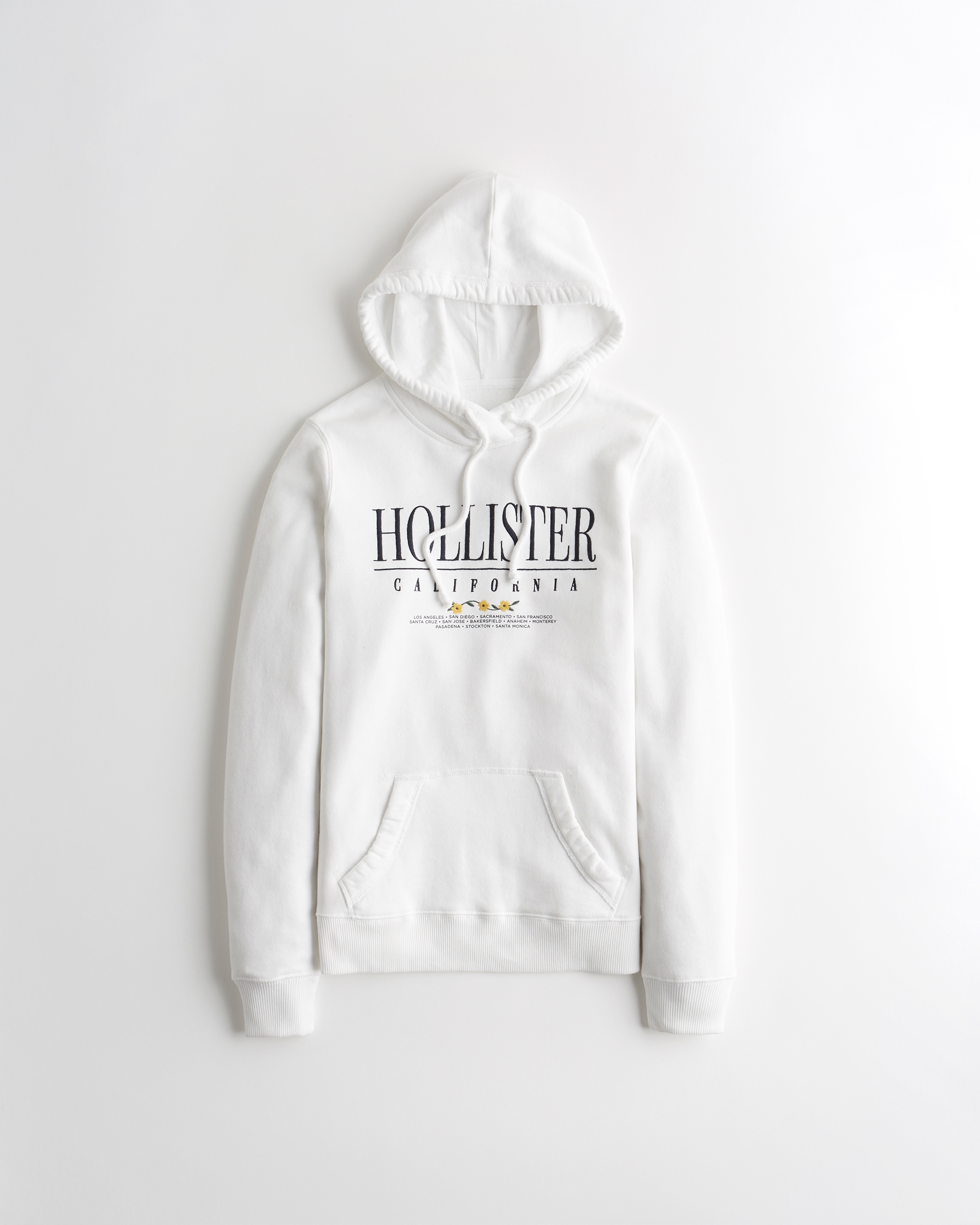 blue and yellow hollister hoodie