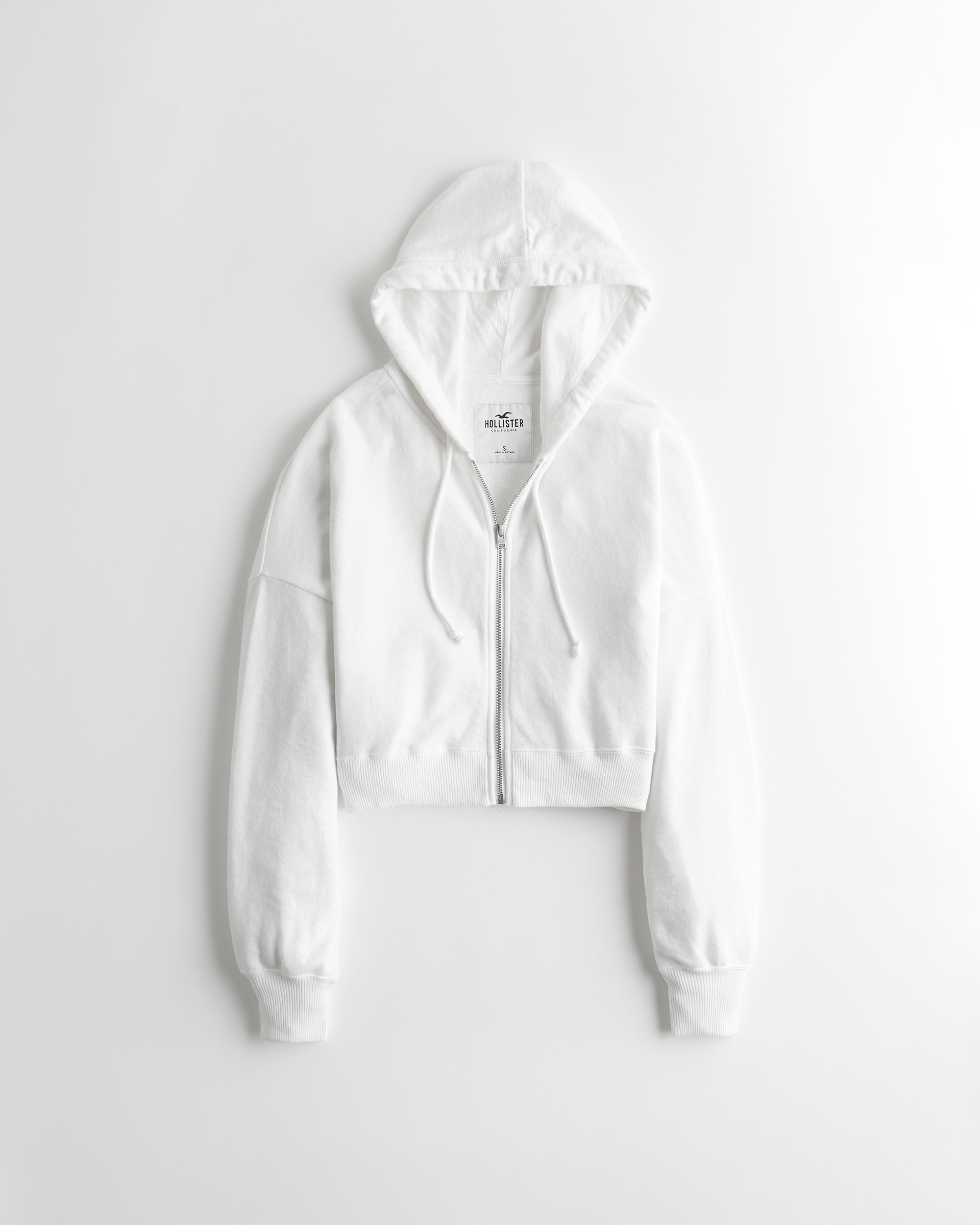 hollister full zip hoodie